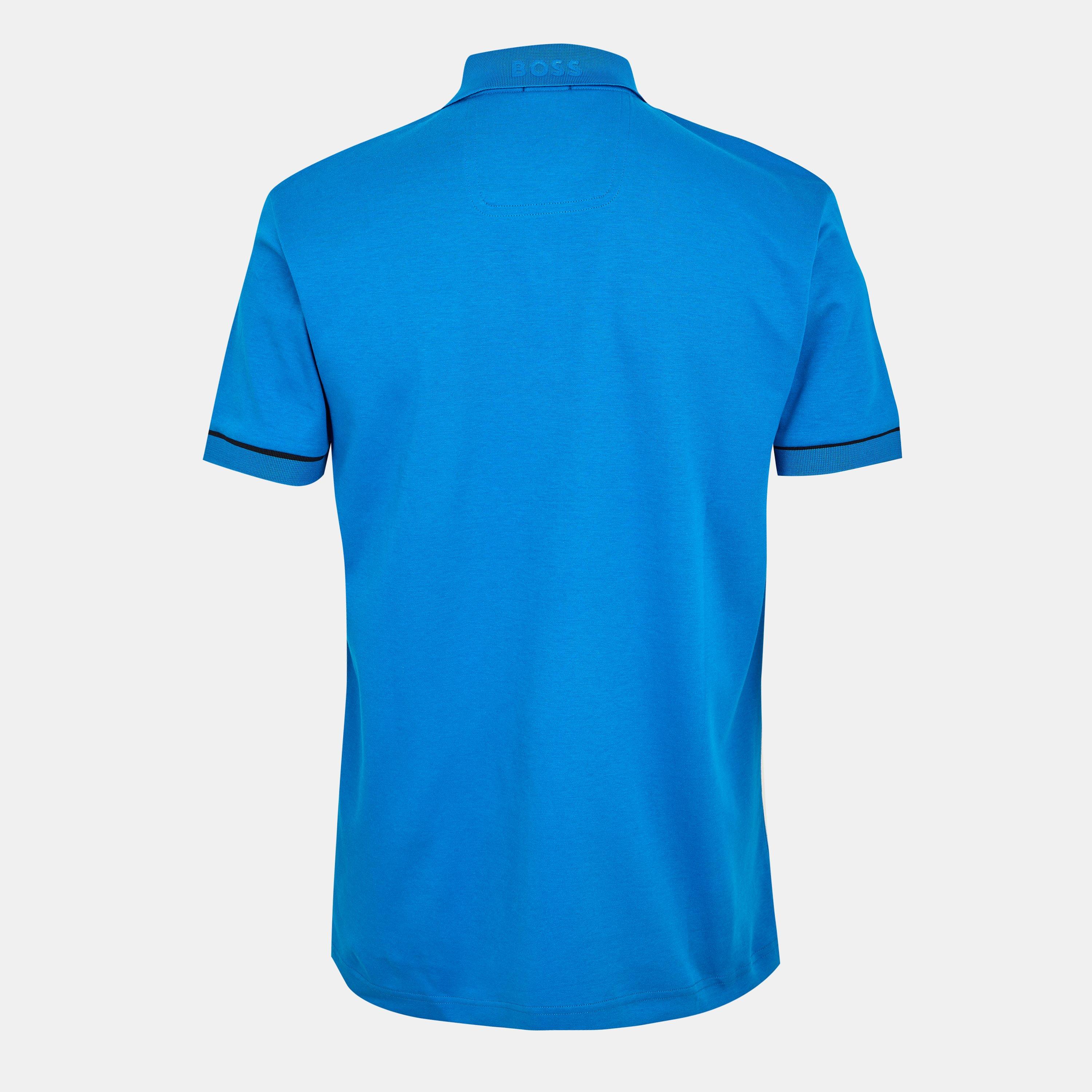 Open Blue - Boss - Men's Paule Polo Shirt, Timeless Design - 2