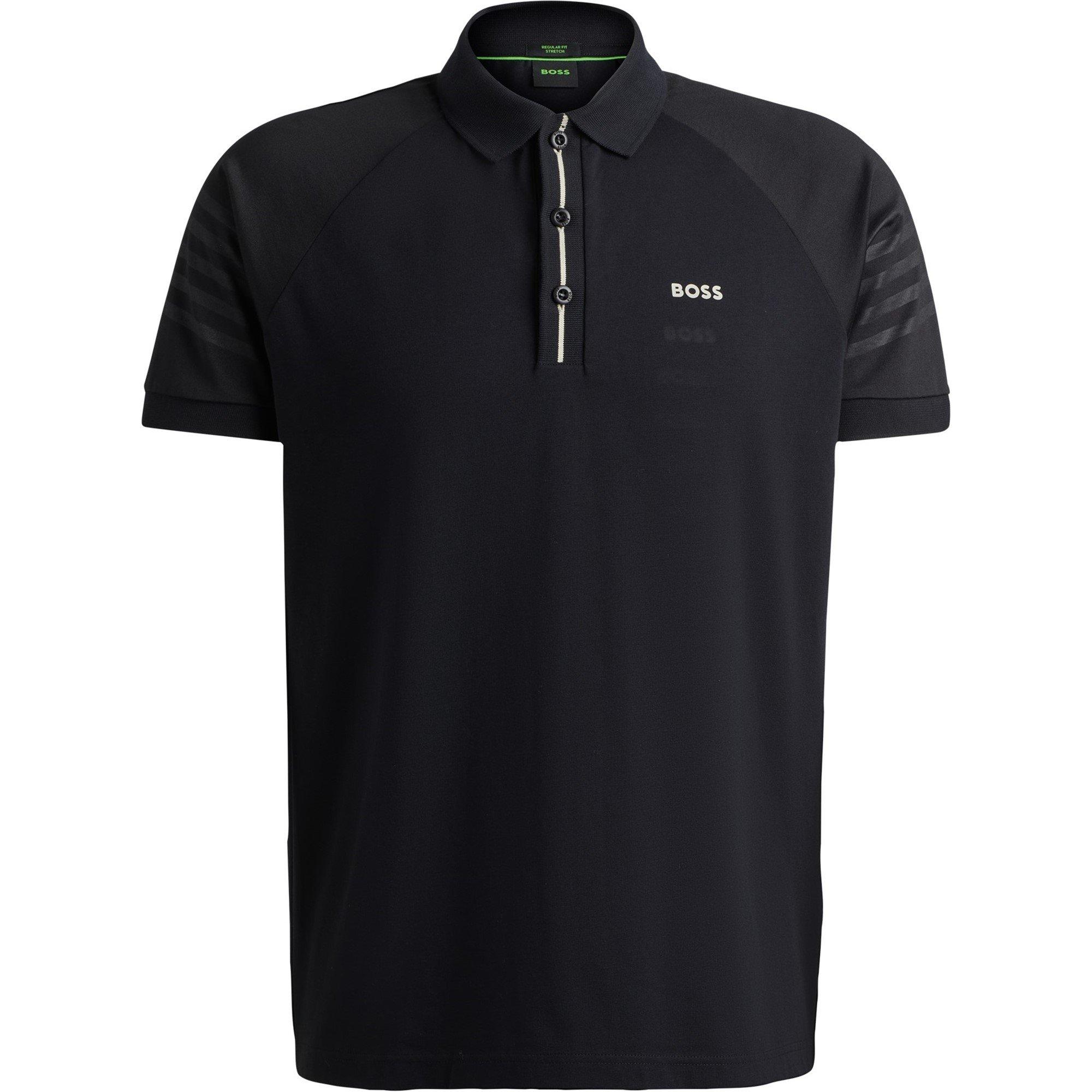 Black 001 - Boss - Men's HBG Paddy 2 Short-Sleeve Polo Shirt