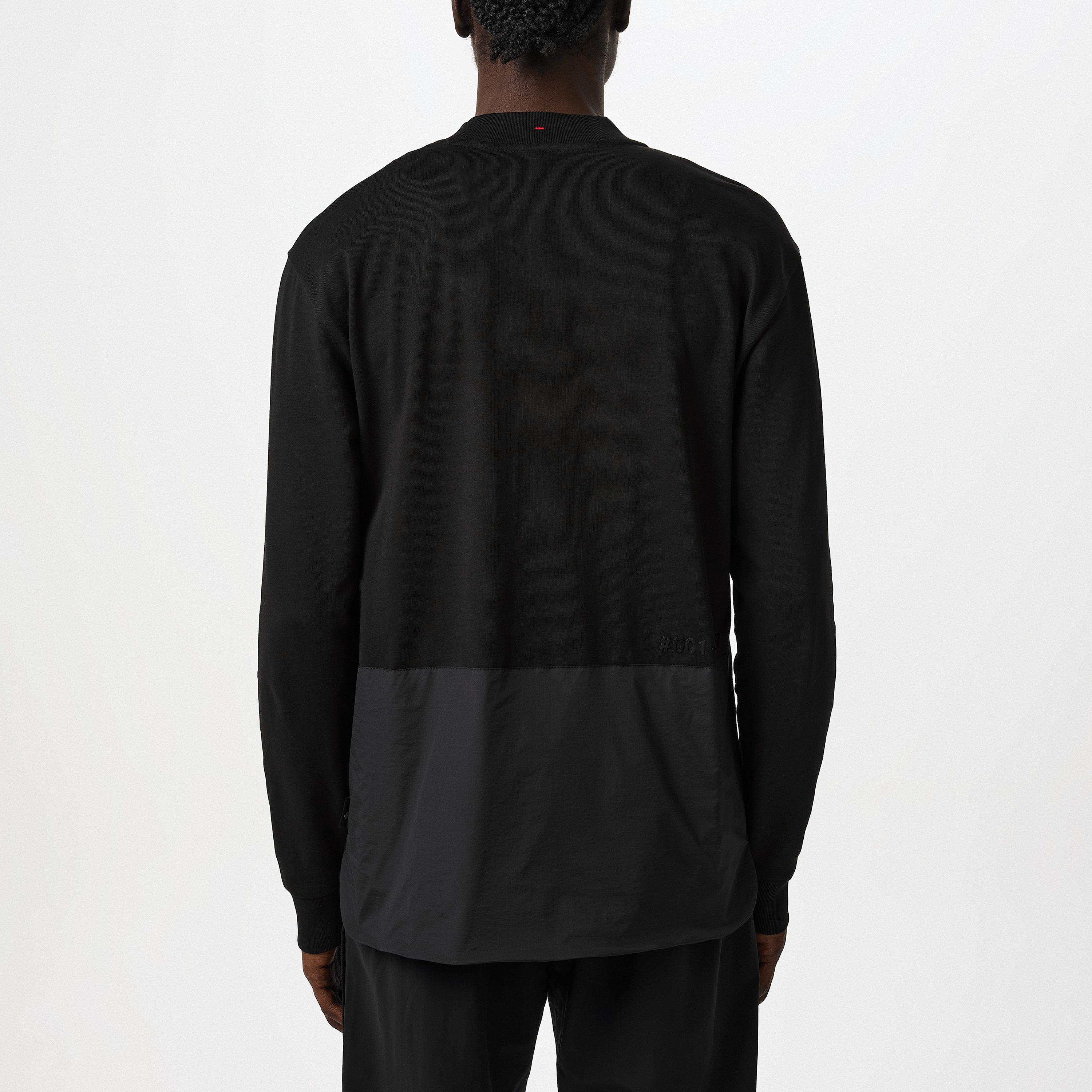 Black 999 - Moncler Grenoble - Logo Long Sleeve T-Shirt - 3