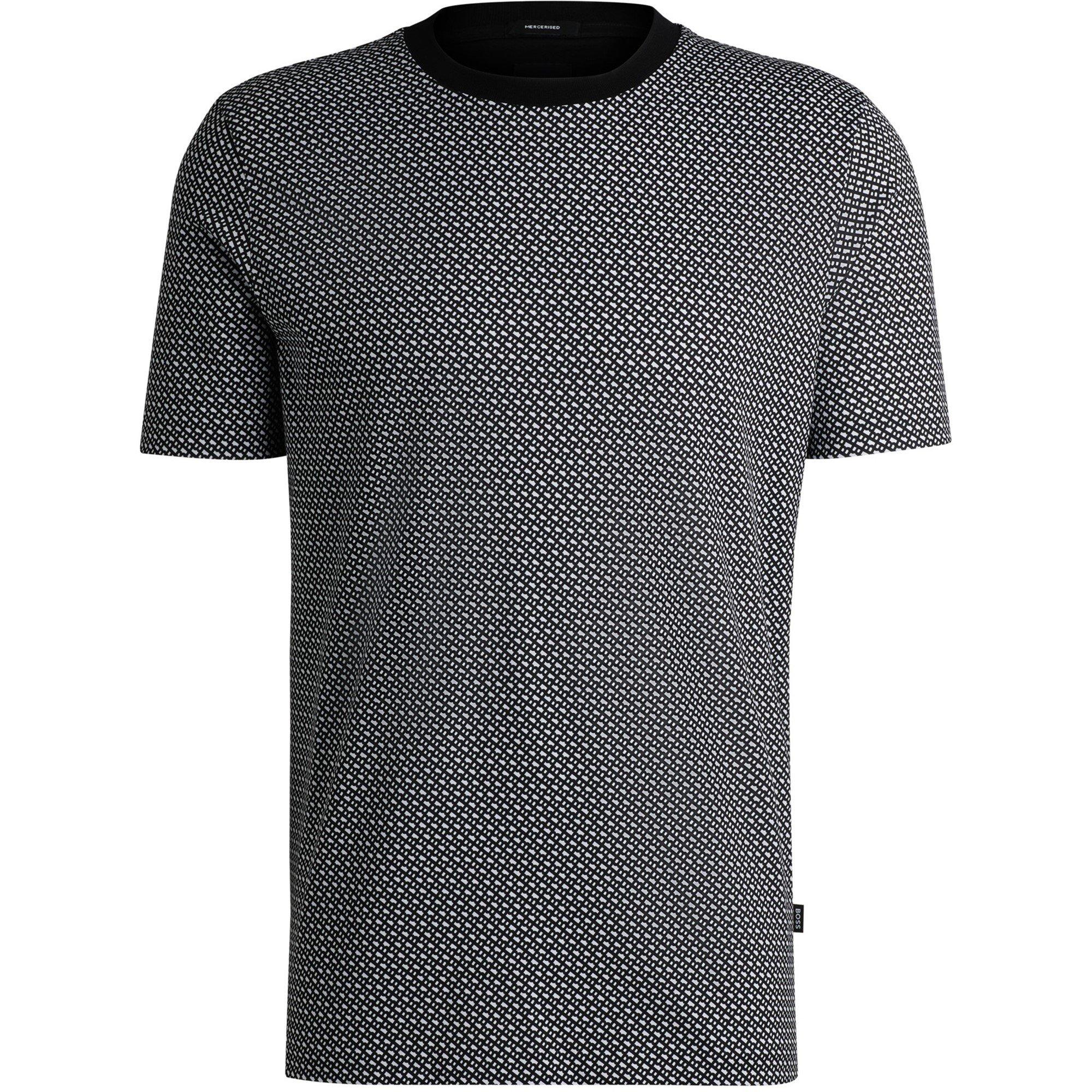 Boss Men's Thompson Two-tone Monogram T-Shirt