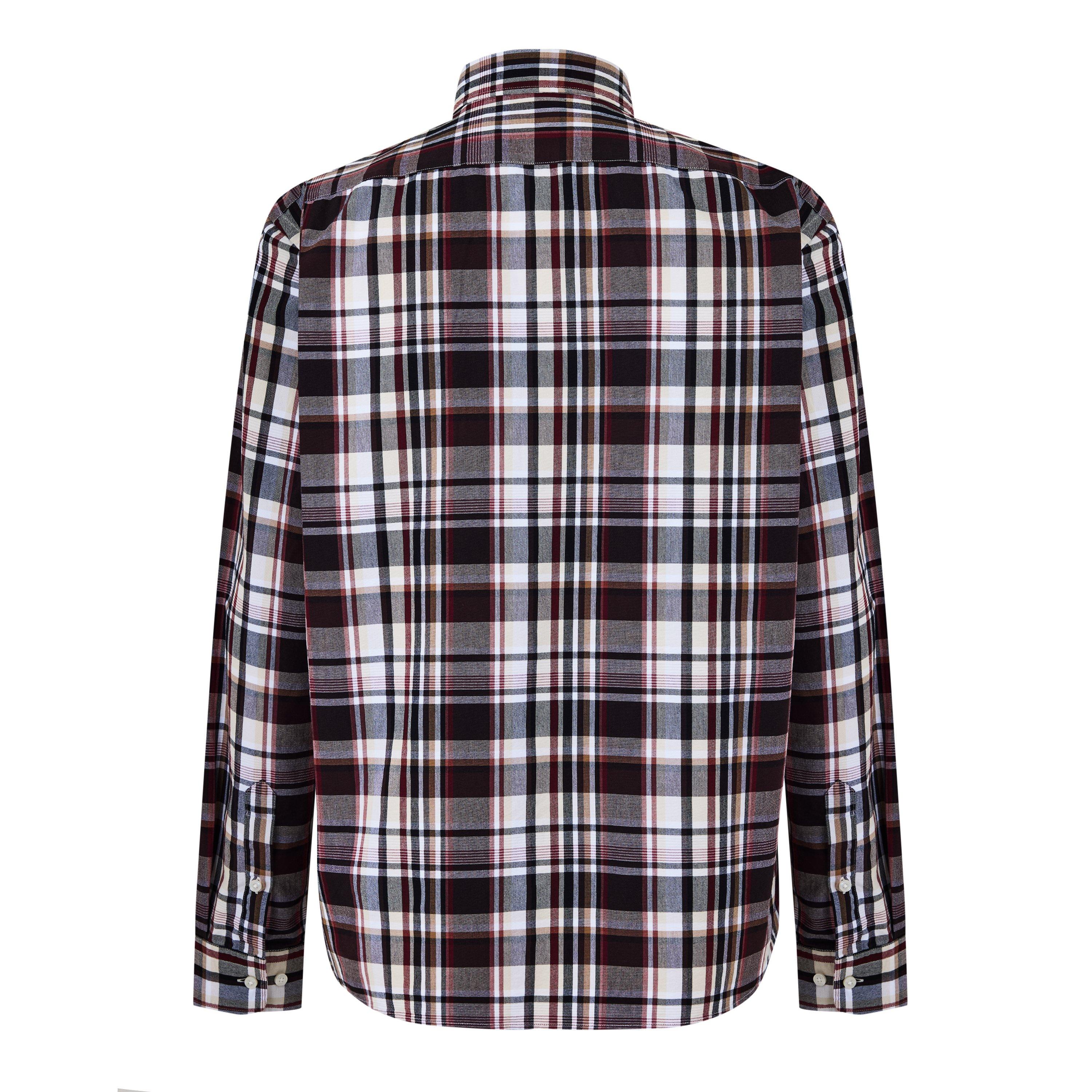 Open Red 642 - Boss - Men's C-Liam BD Cheque Patterned Long-Sleeve Shirt - 2