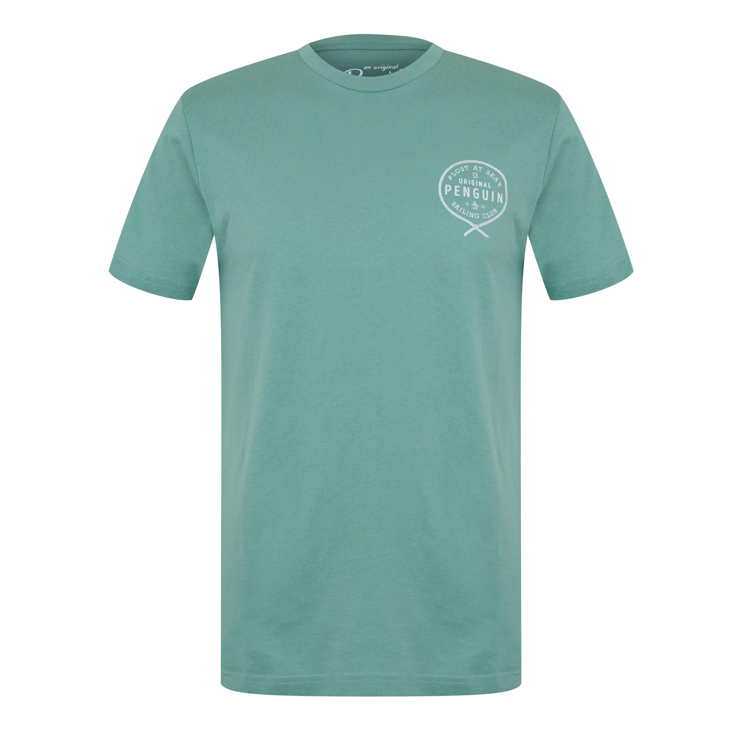 Original Penguin Men's Op Crest Regular Fit T-Shirt - Feldspar - Small