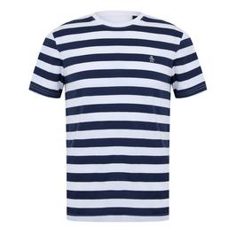 Original Penguin Stripe Logo T shirt