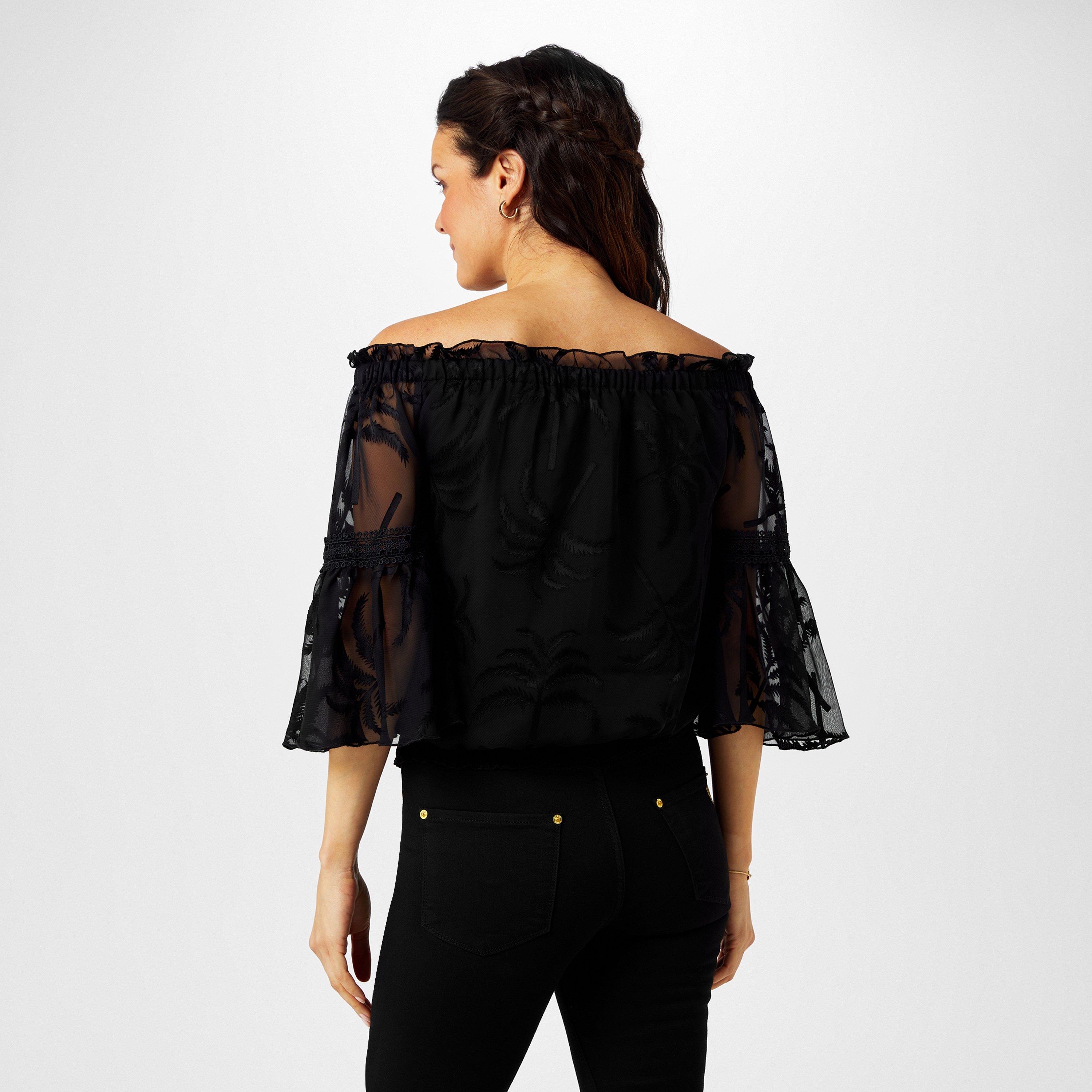 Palm Burnout - Biba - Biba Bardot Top - 2