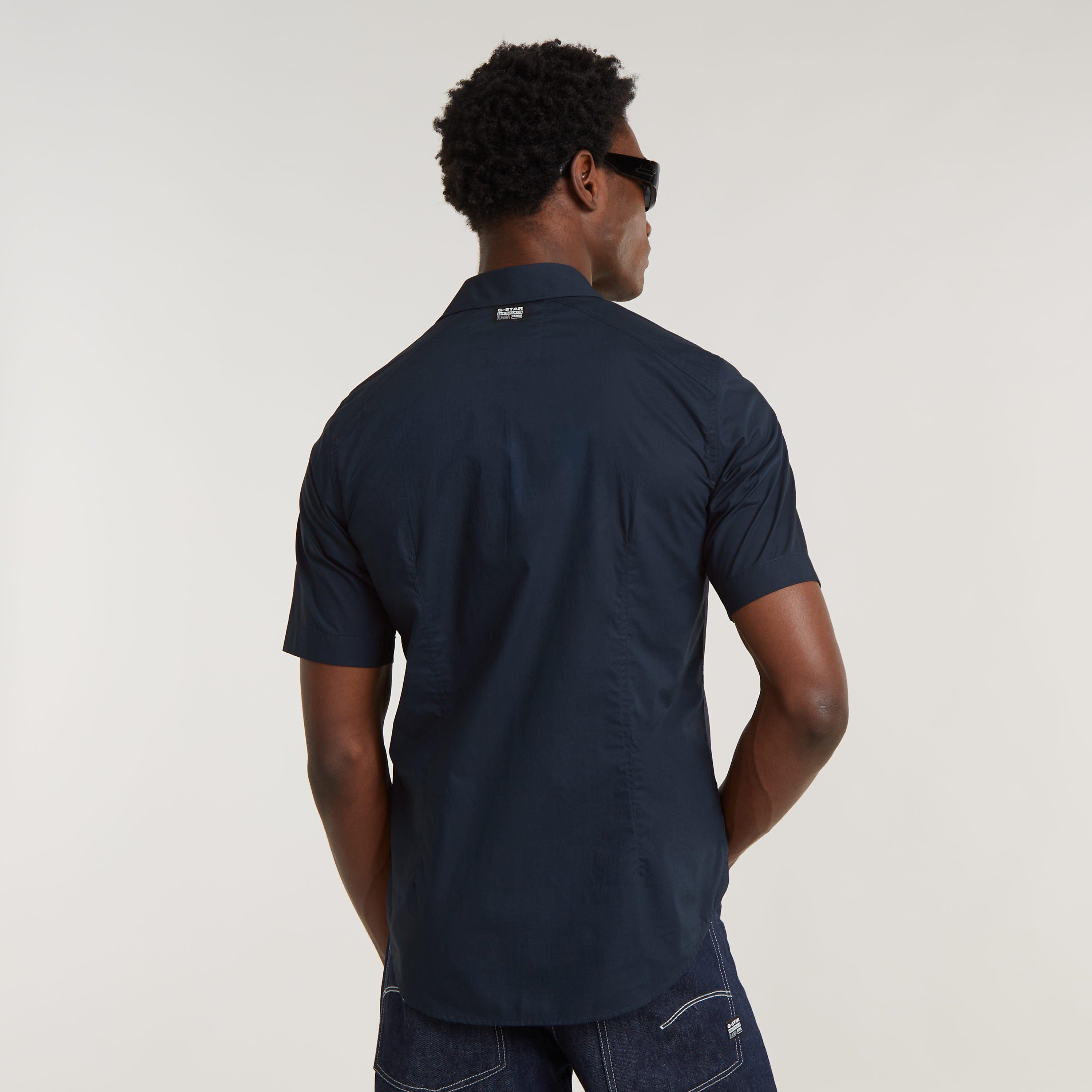 Salute C742 - G Star - Men's G4A Slim Short-Sleeve Oxford Shirt - 4