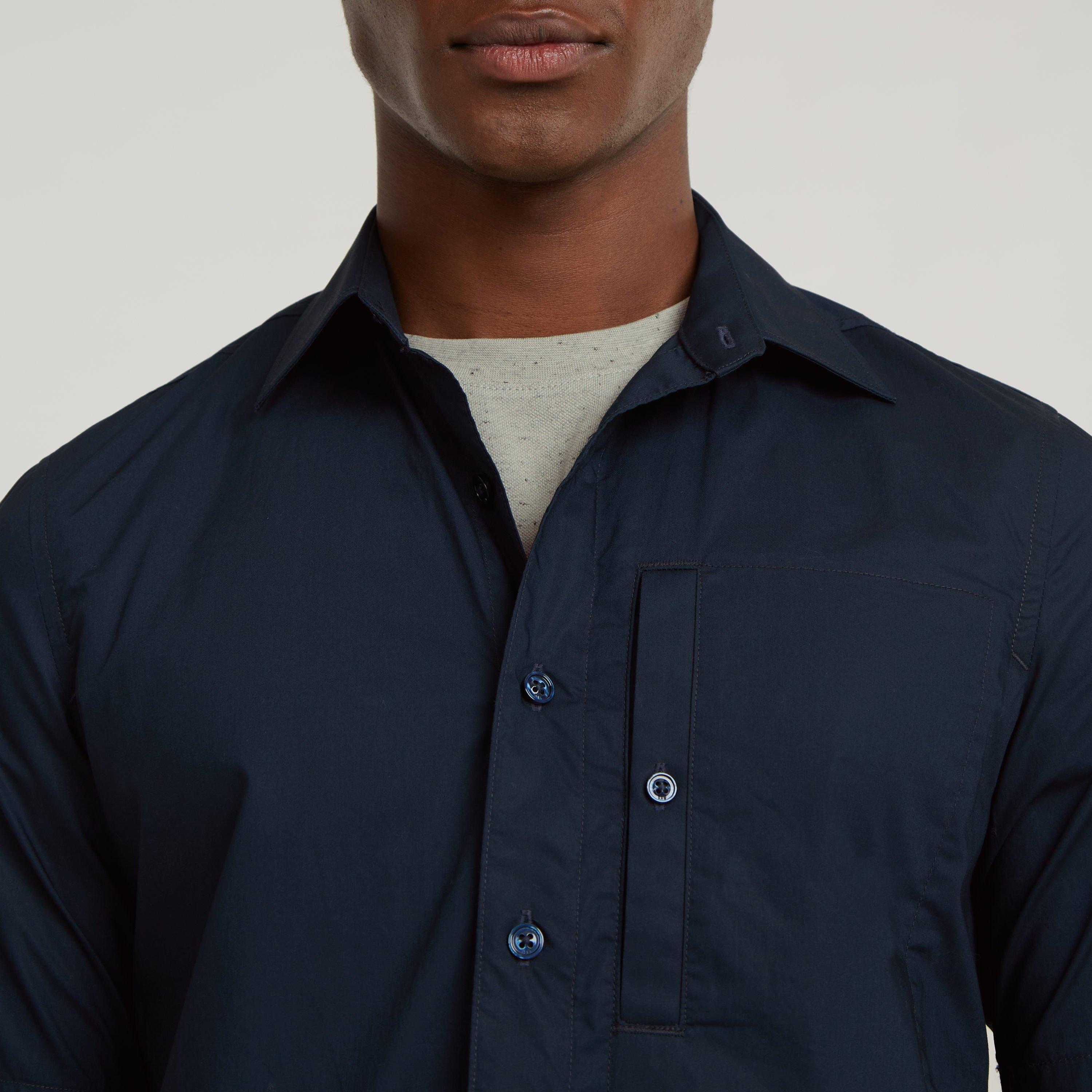 Salute C742 - G Star - Men's G4A Slim Short-Sleeve Oxford Shirt - 5