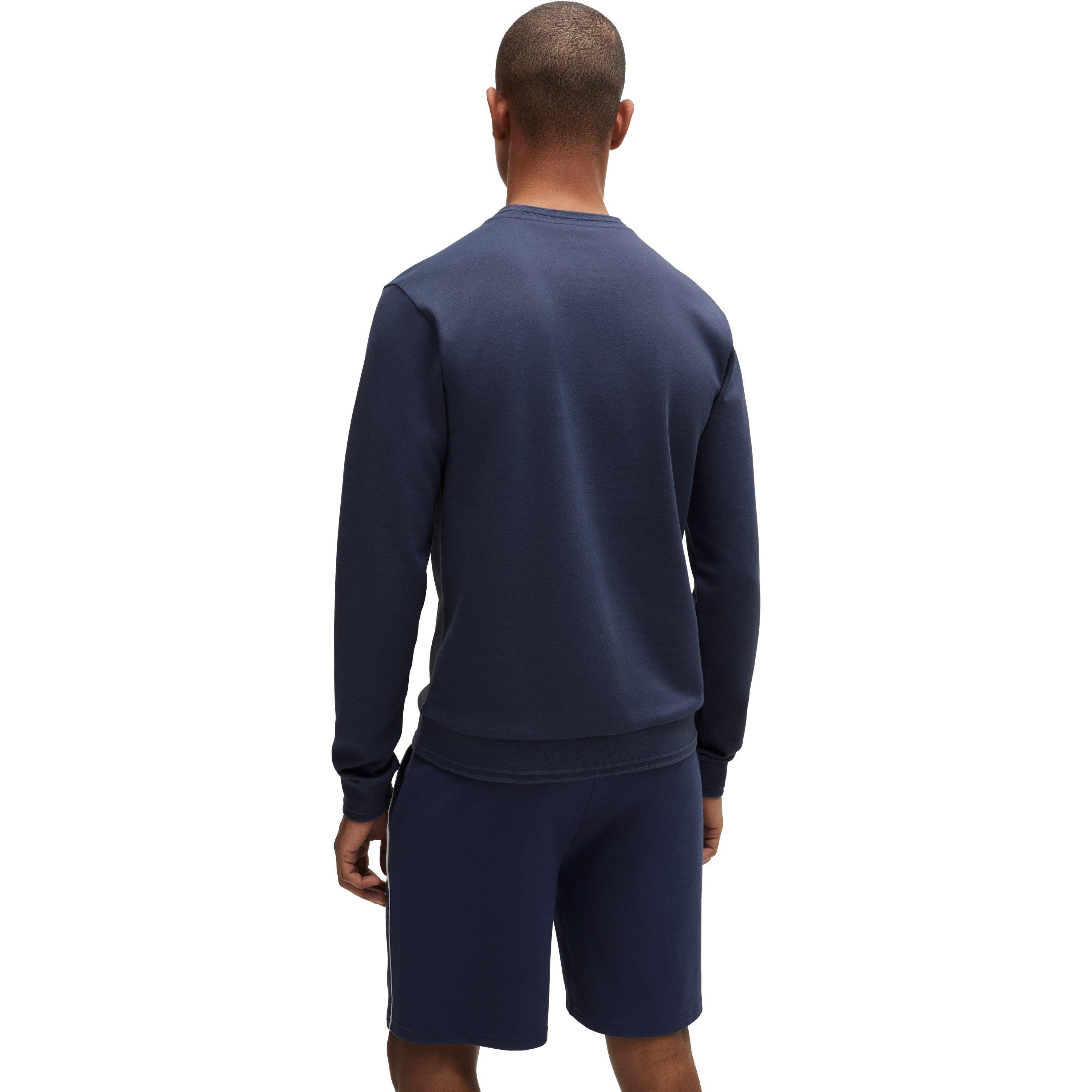 Navy 412 - Boss - Men's BW Tracksuit Sweatshirt - 3