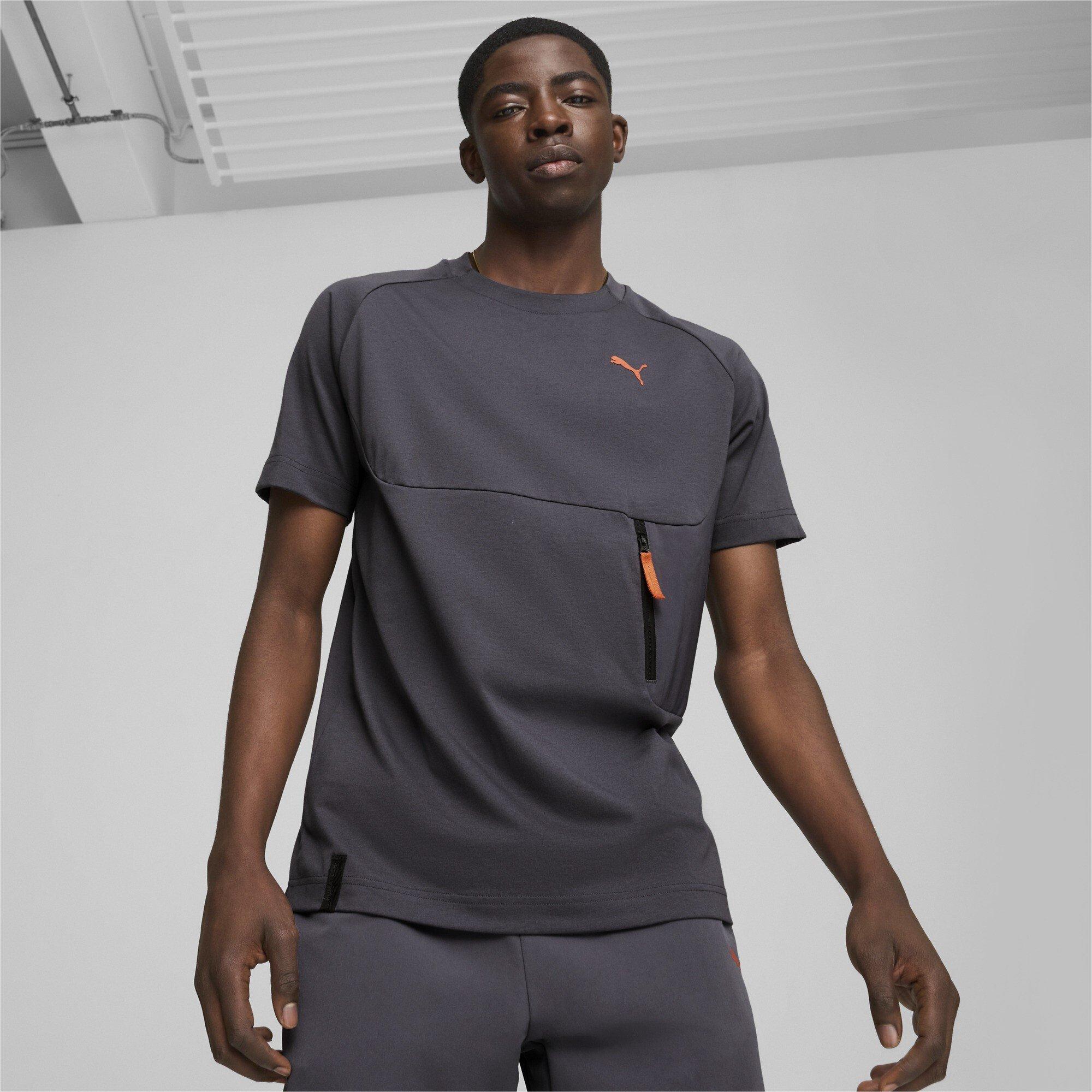 Galactic Grey - Puma - PUMATECH Pocket Regular Fit T-Shirt - 3