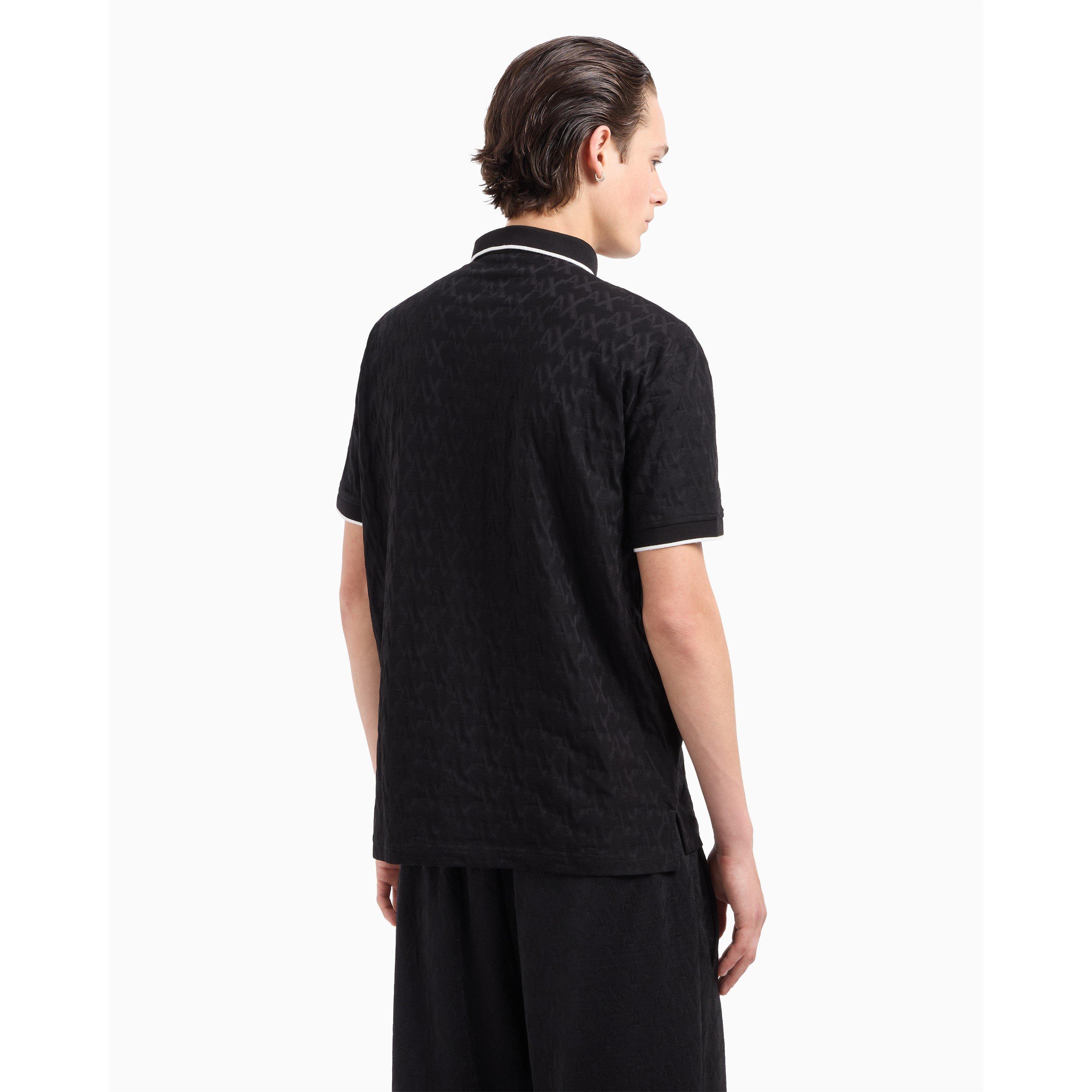 Crno 1200 - Armani Exchange - Men's Short-Sleeve Polo Shirt - 4