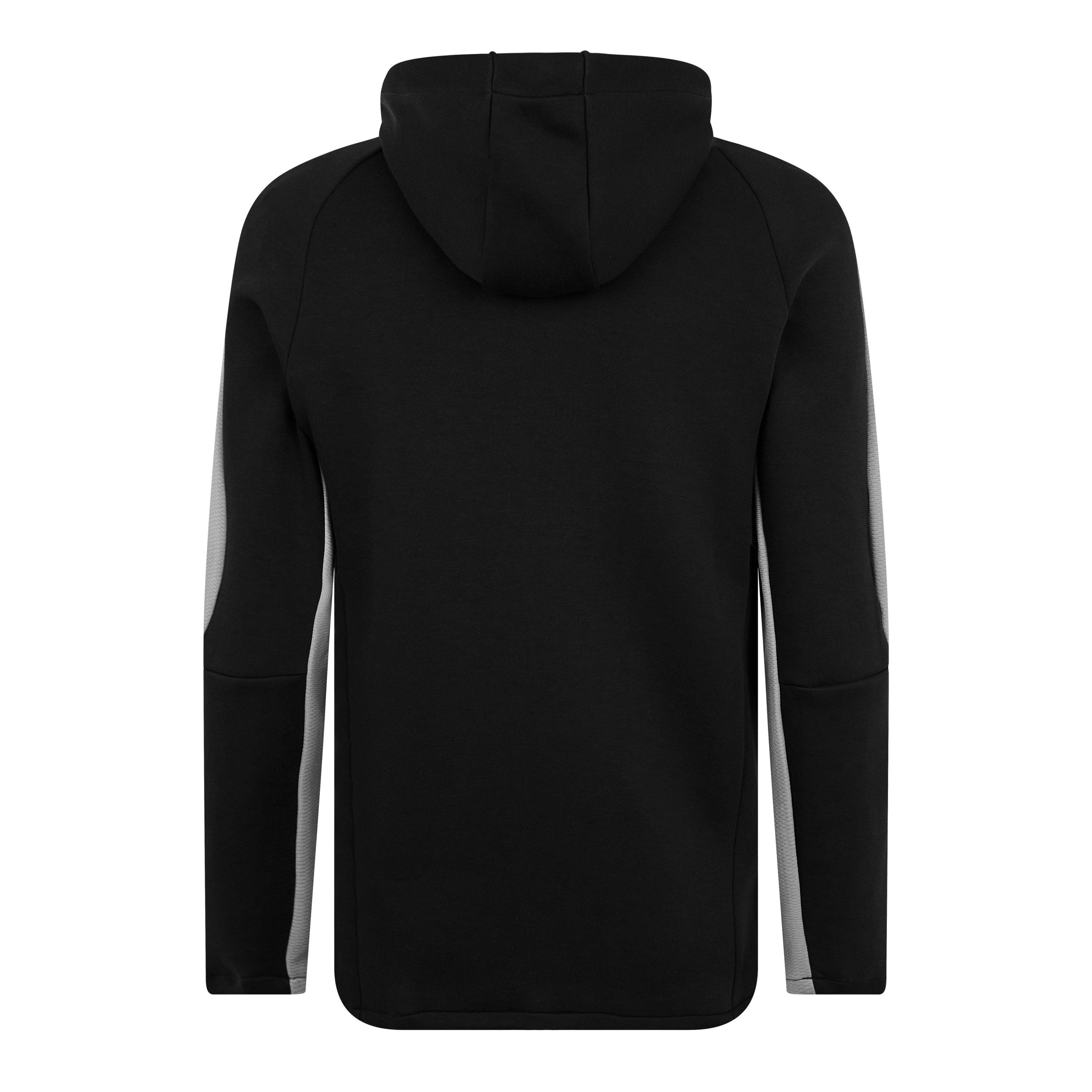 Grey/Black - Puma - EVOSTRIPE Full Zip Fleece Fabric - 2