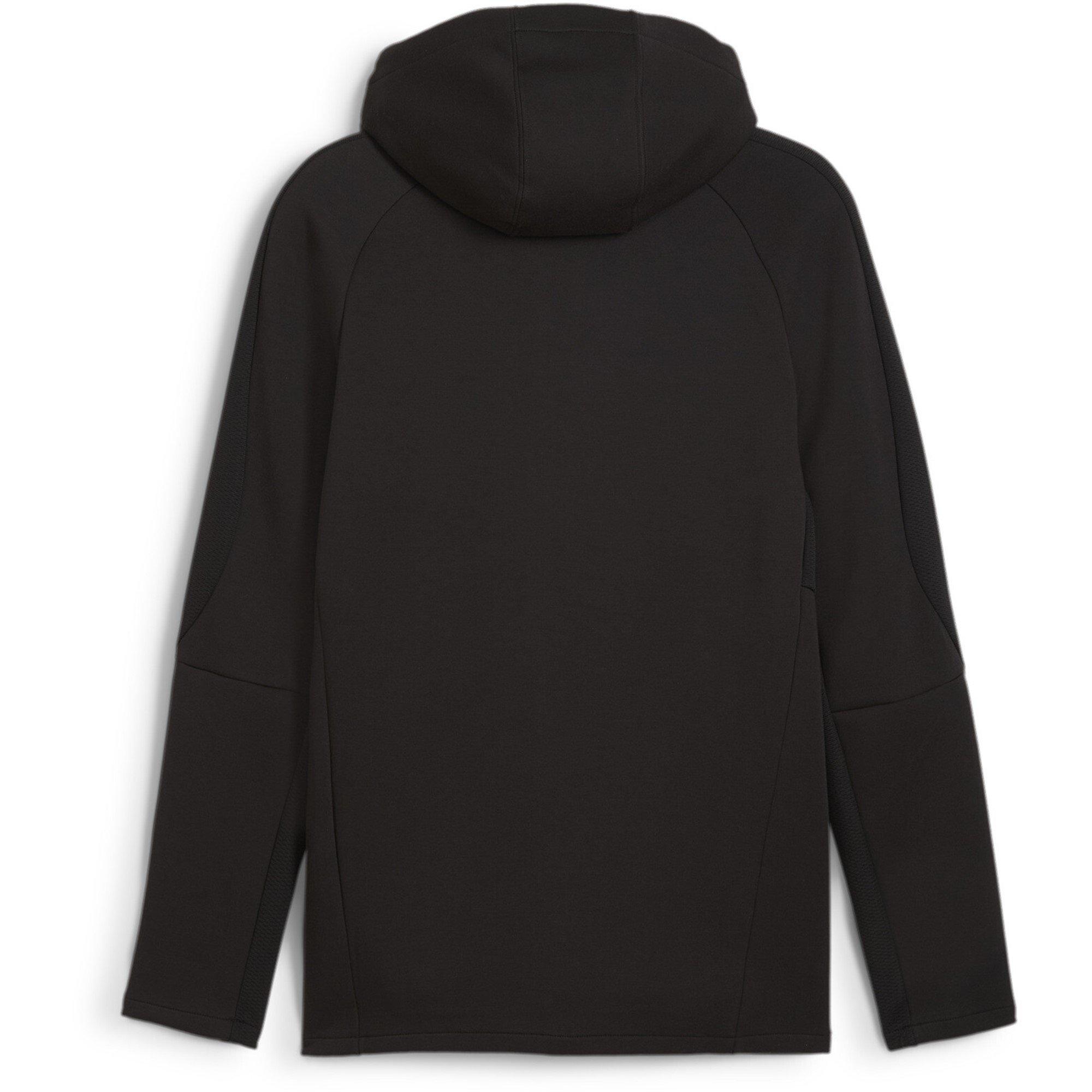 Puma Black - Puma - Men's EVOSTRIPE Full Zip Fleece Fabric - 2