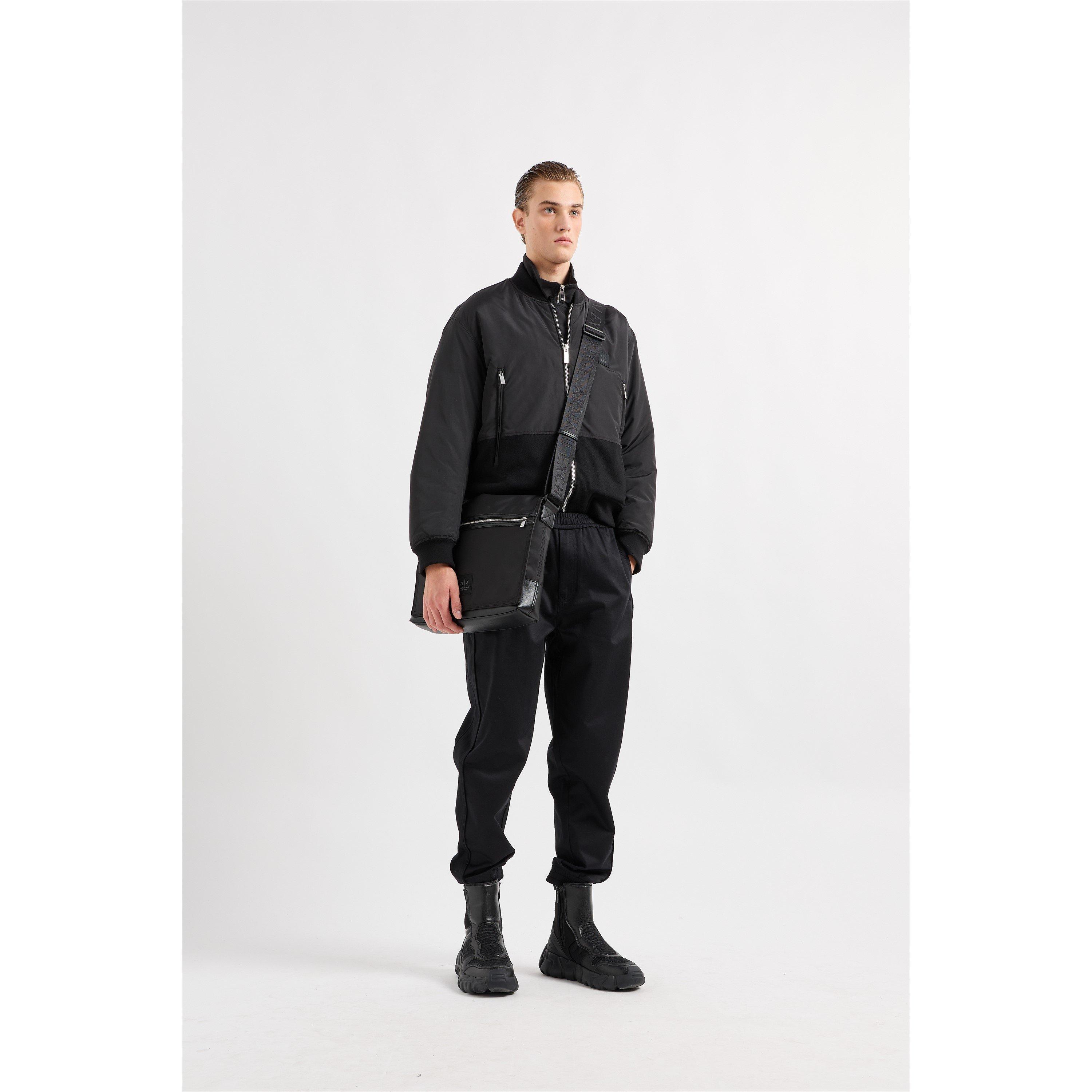 Black UC001 - Armani Exchange - Men's Crew Sweatshirt - 3