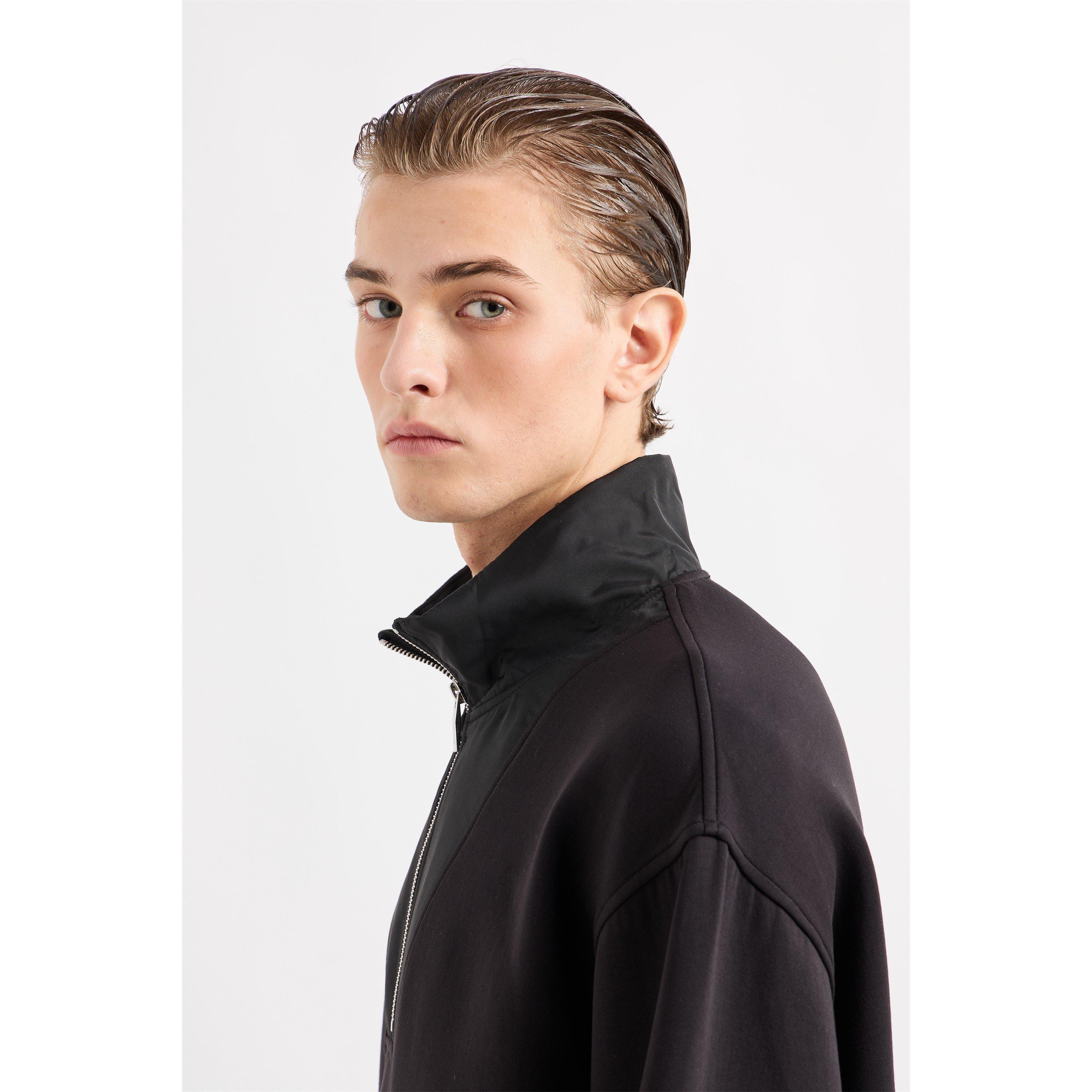 Black UC001 - Armani Exchange - Men's Crew Sweatshirt - 4