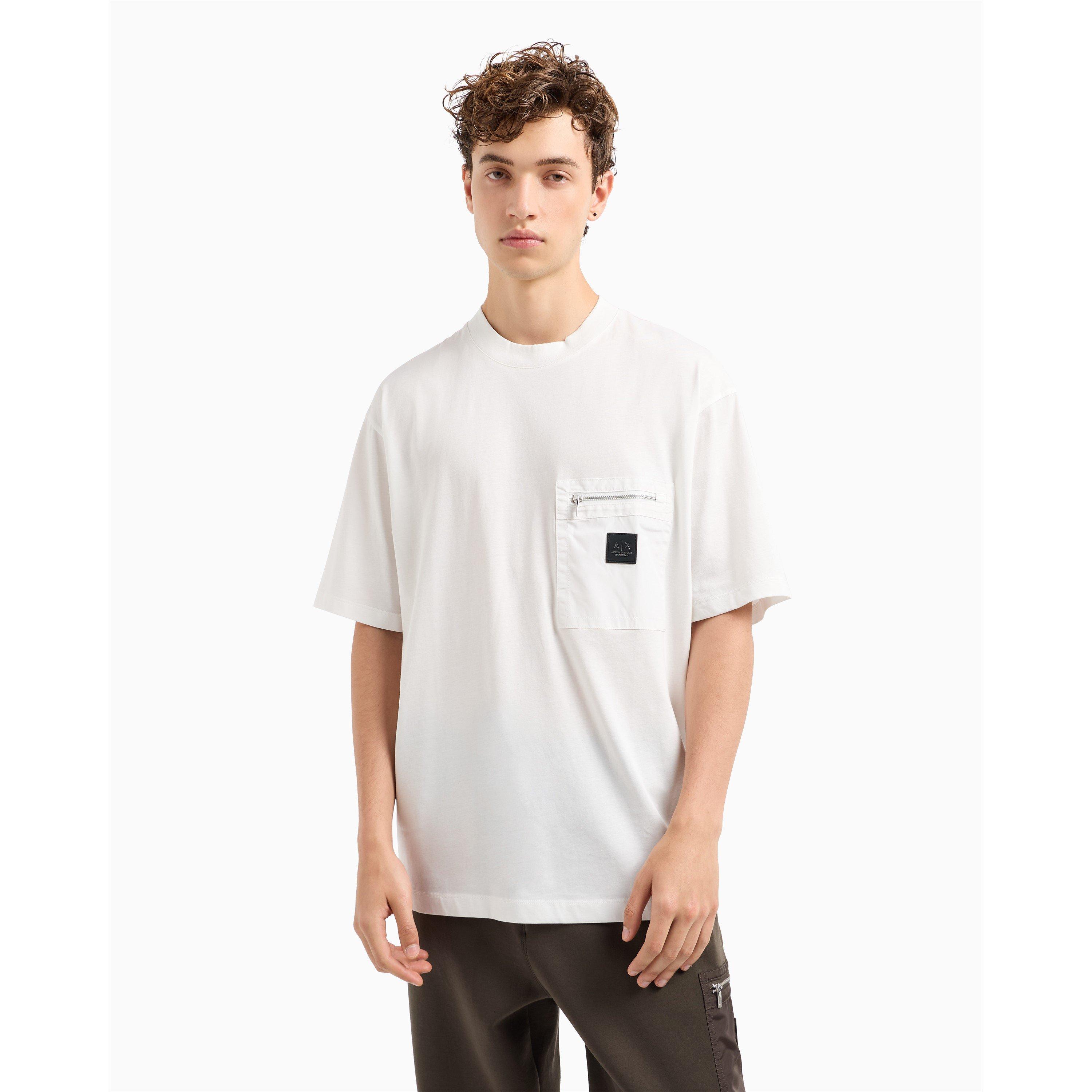 Armani Exchange Men's Off White U0009 T-Shirt - XL