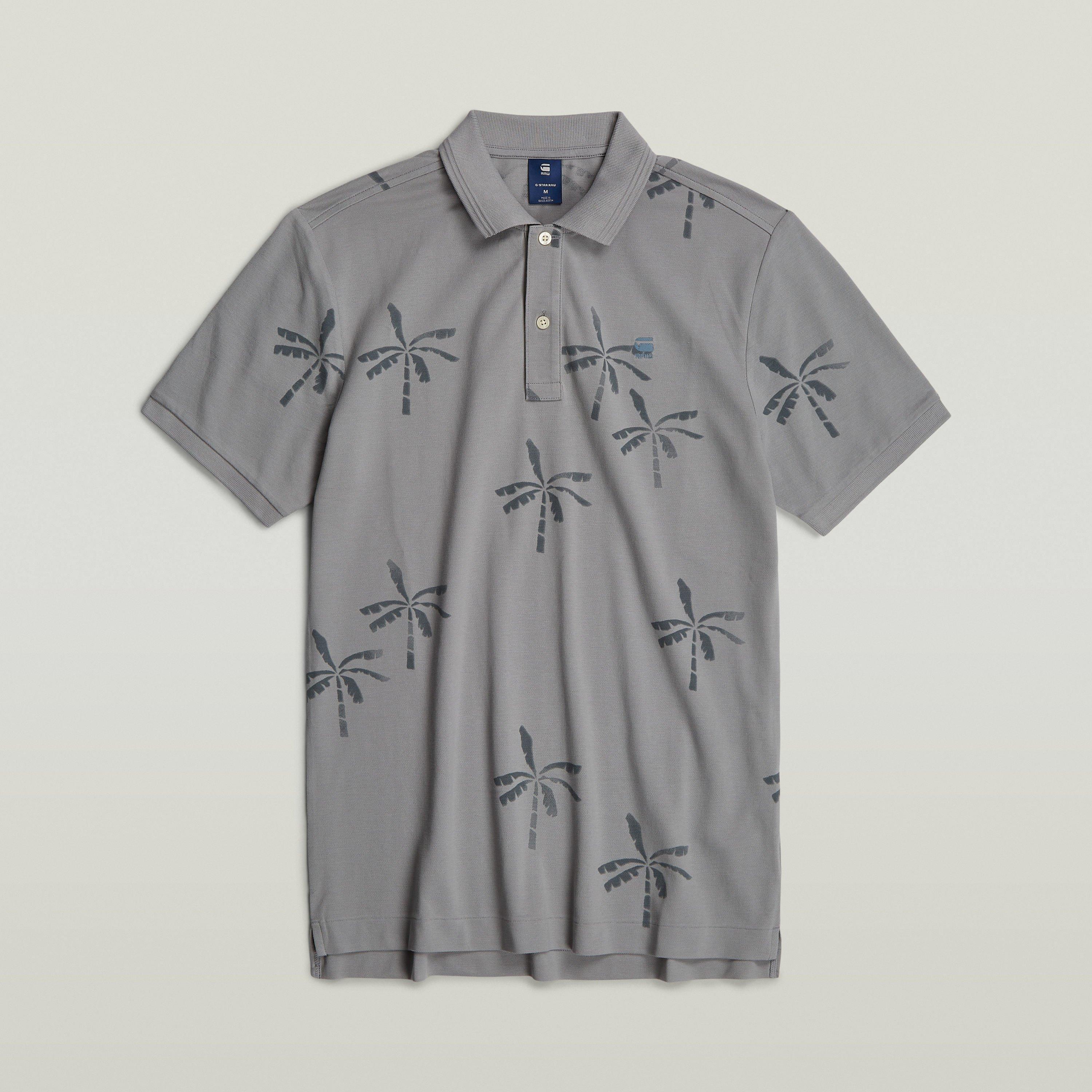 Corrct Gry G525 - G Star - Men's Dunda Slim Print Short-Sleeve Polo Shirt - 4