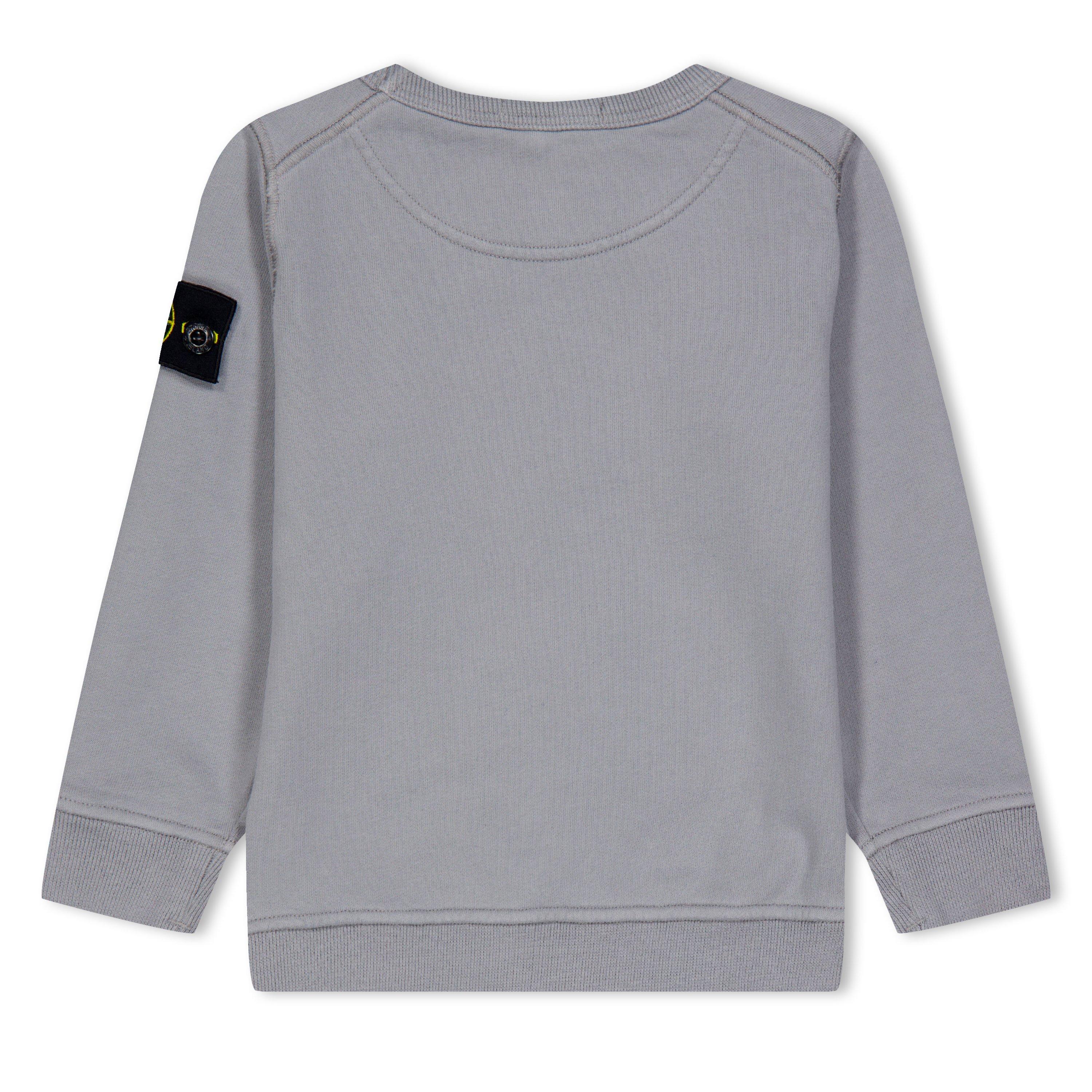 Grey V0064 - Stone Island - Badge Crew Sweater Juniors - 2