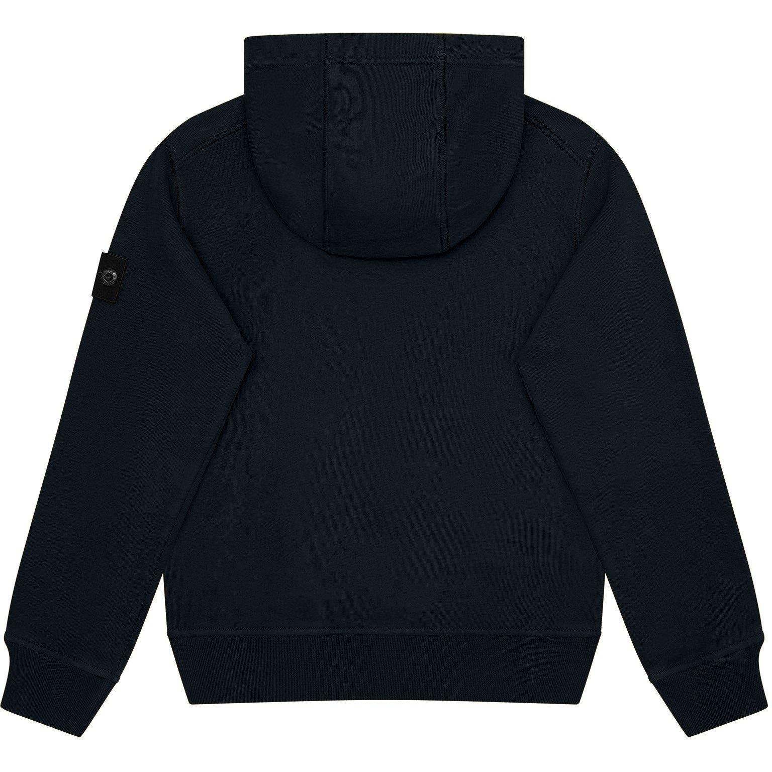 Navy V0020 - Stone Island - Logo Patch Hoodie Junior - 2