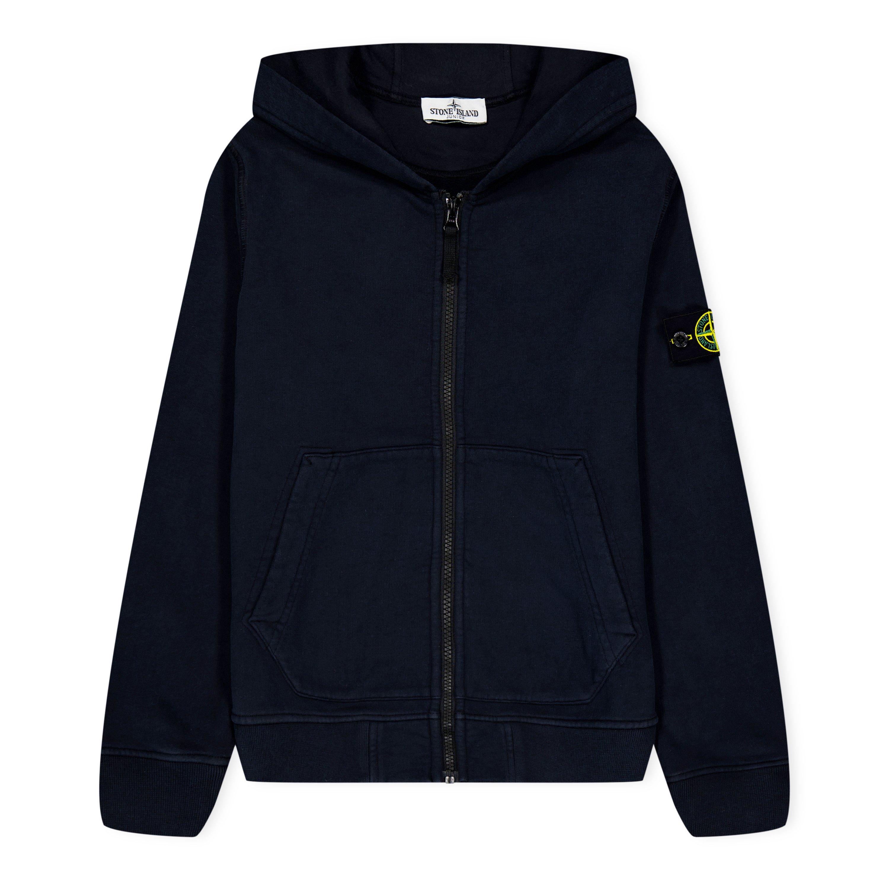 Stone Island Heavyweight Zipped Hoodie Junior