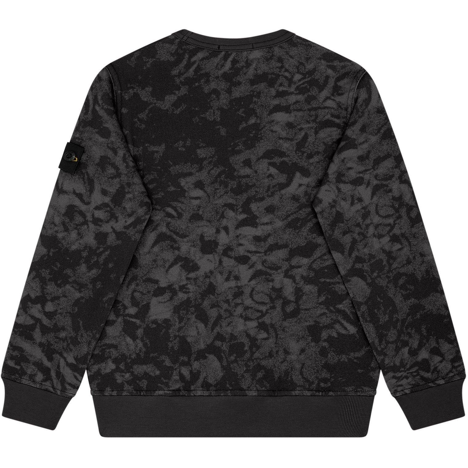 Black V0029 - Stone Island - Camouflage Print Sweatshirt Junior - 2