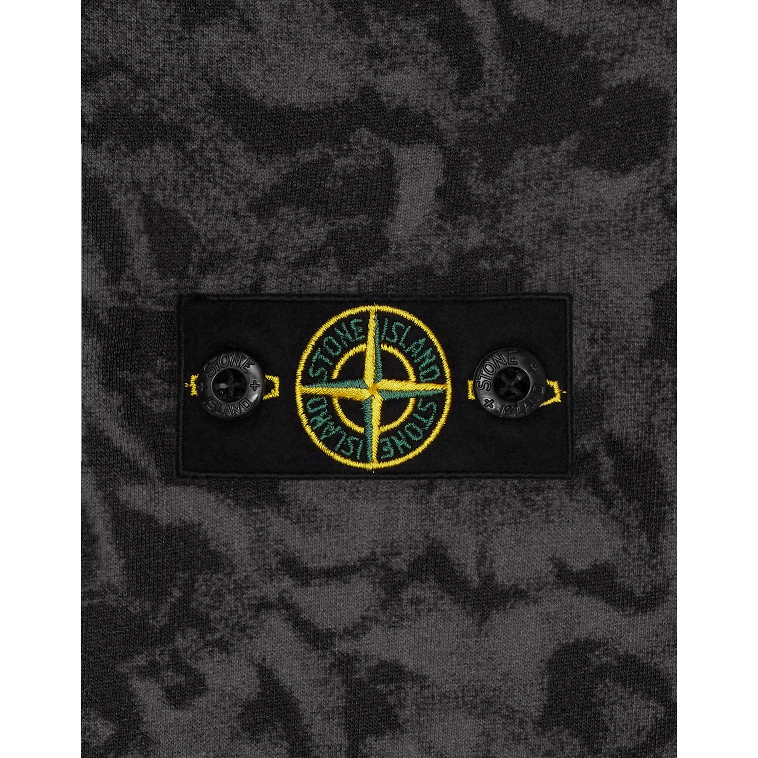 Black V0029 - Stone Island - Camouflage Print Sweatshirt Junior - 4