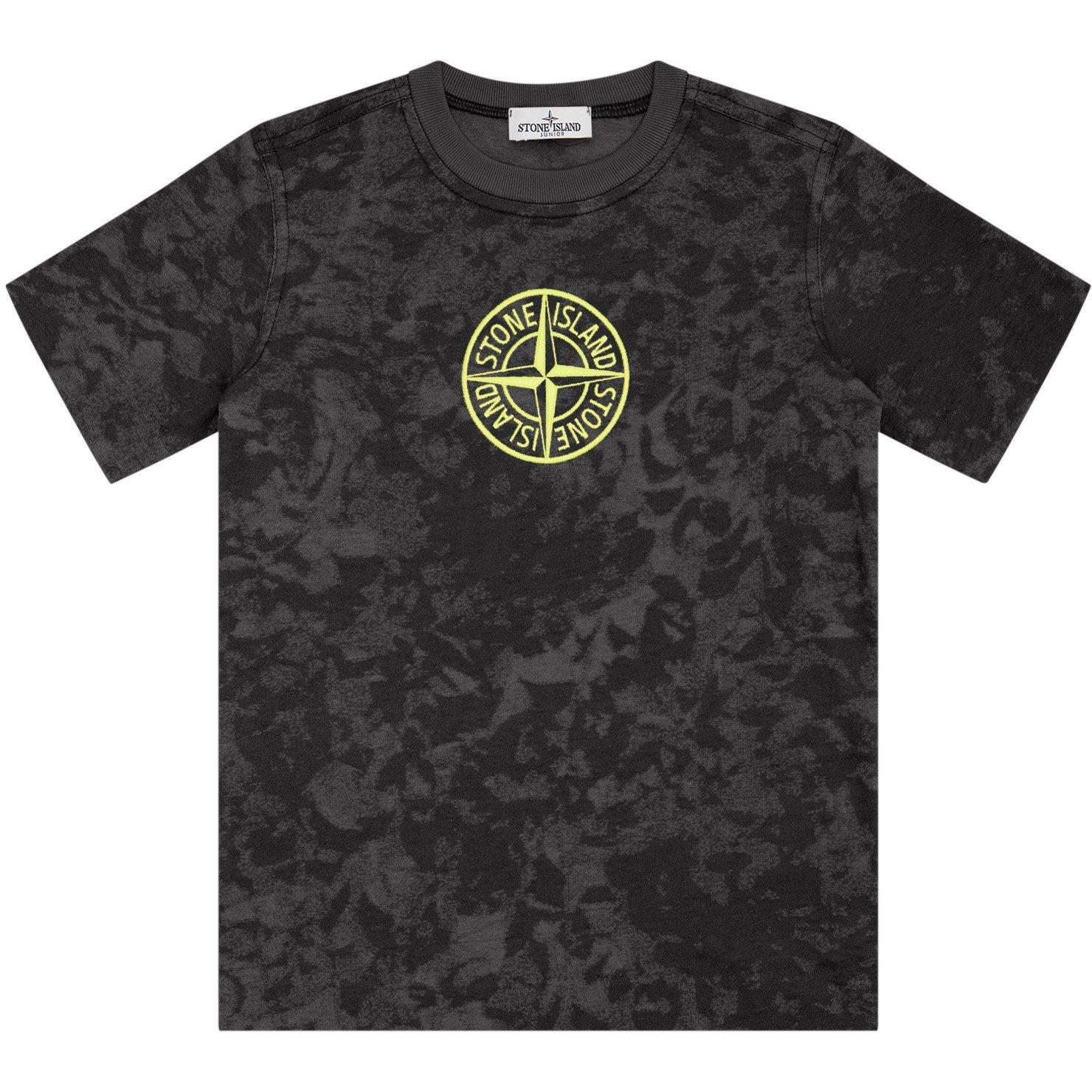 Black V0029 - Stone Island - Camo T-Shirt Junior - 1