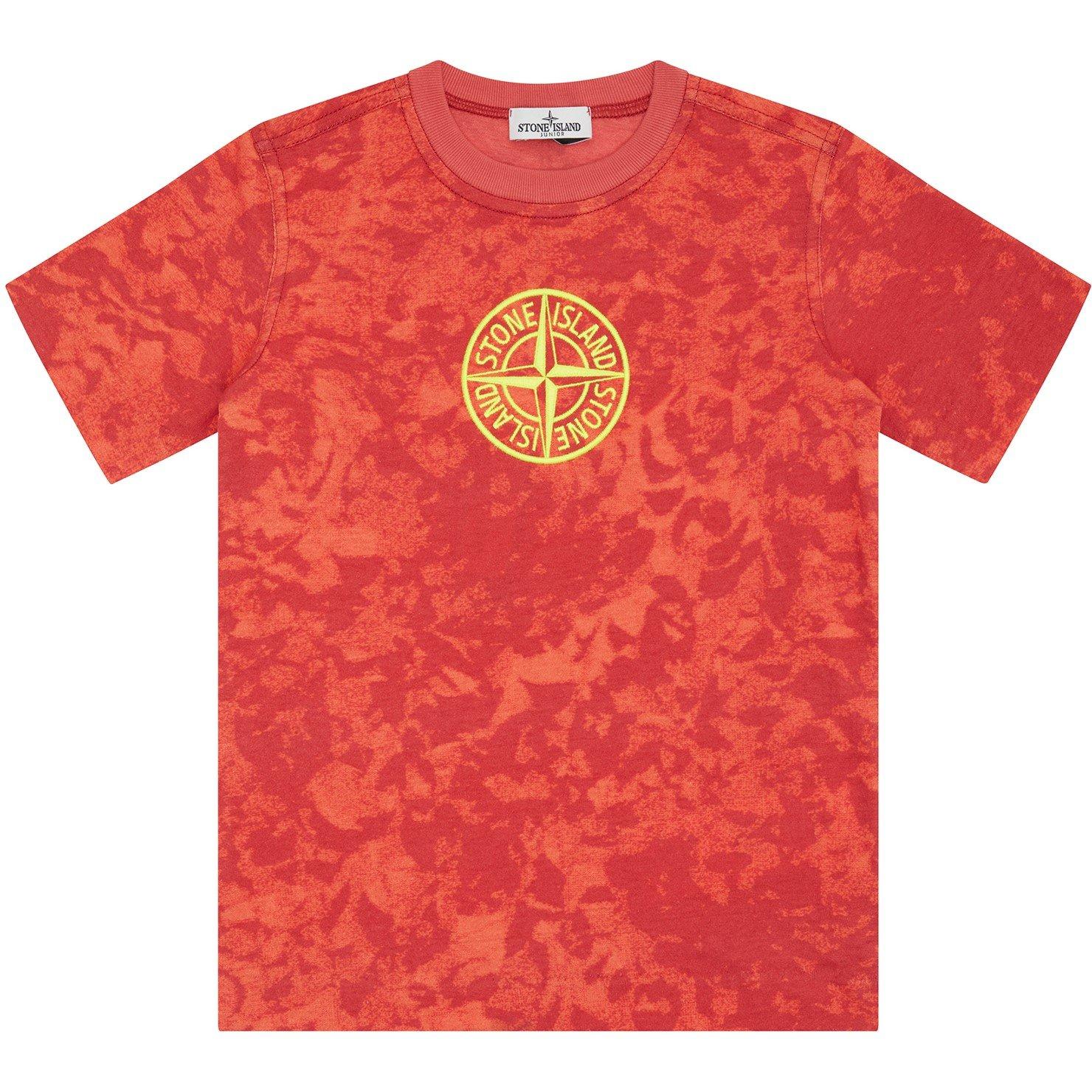 Rosso V0010 - Stone Island - Camo T-Shirt Junior - 1