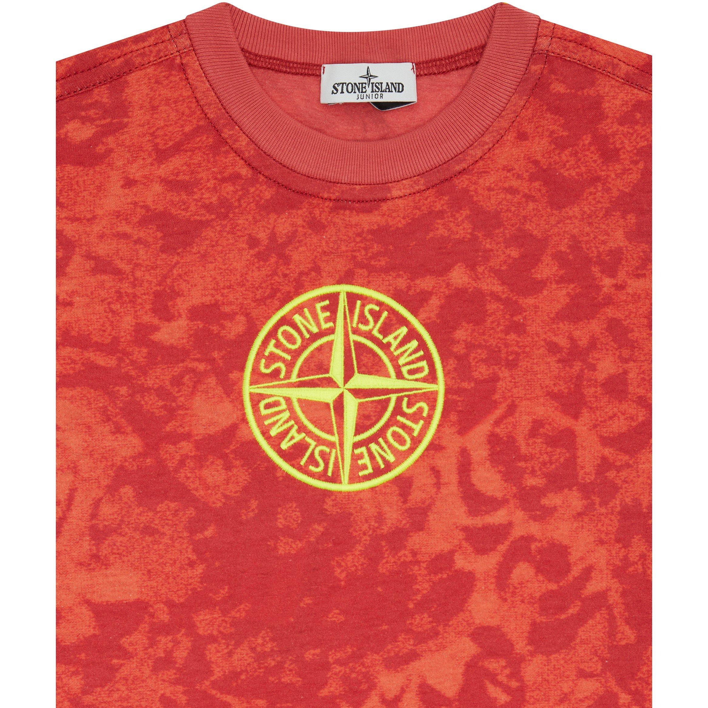 Rosso V0010 - Stone Island - Camo T-Shirt Junior - 3
