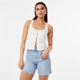 Jack Wills JW Broderie Corset Top