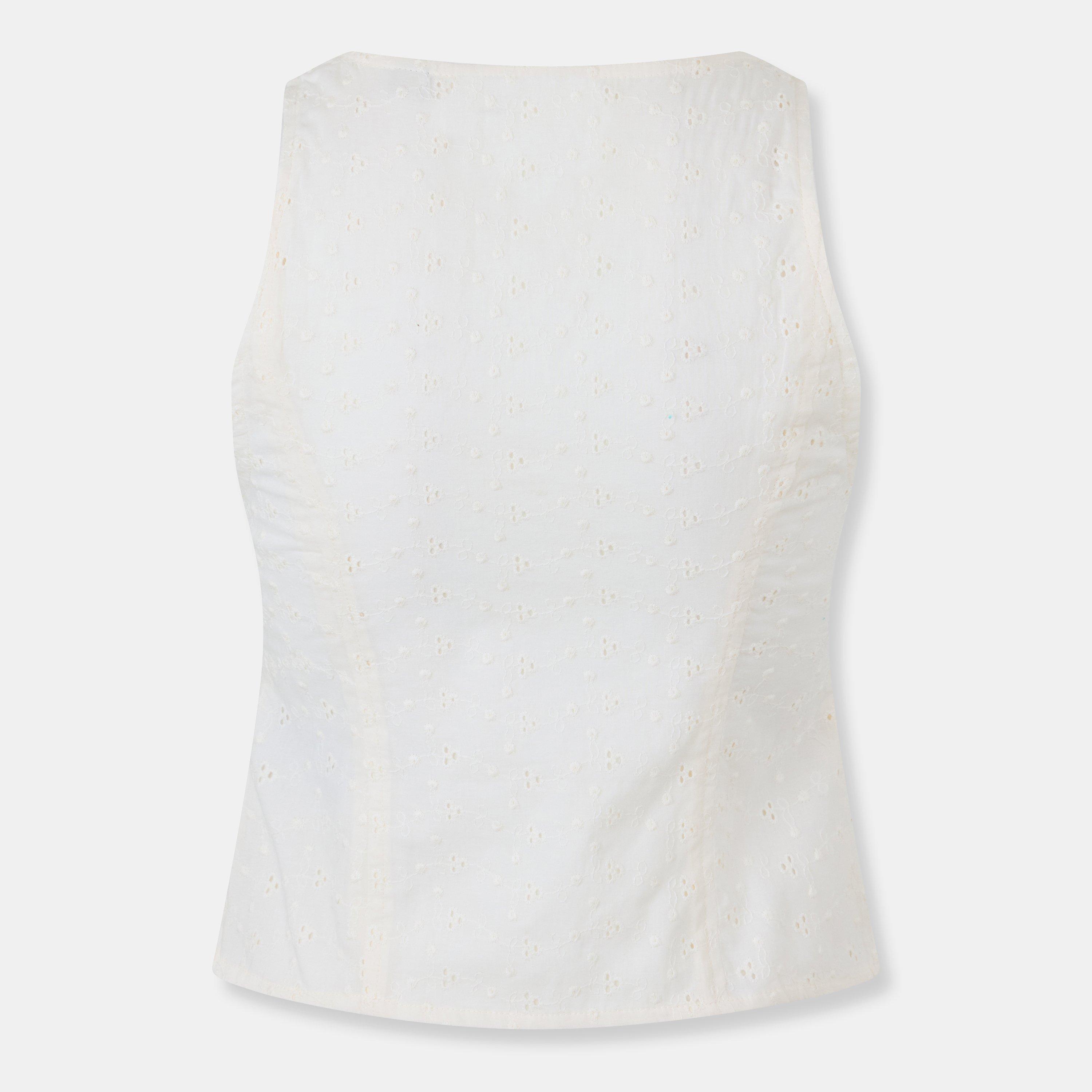 Buttercream - Jack Wills - Broderie Corset Top - 2