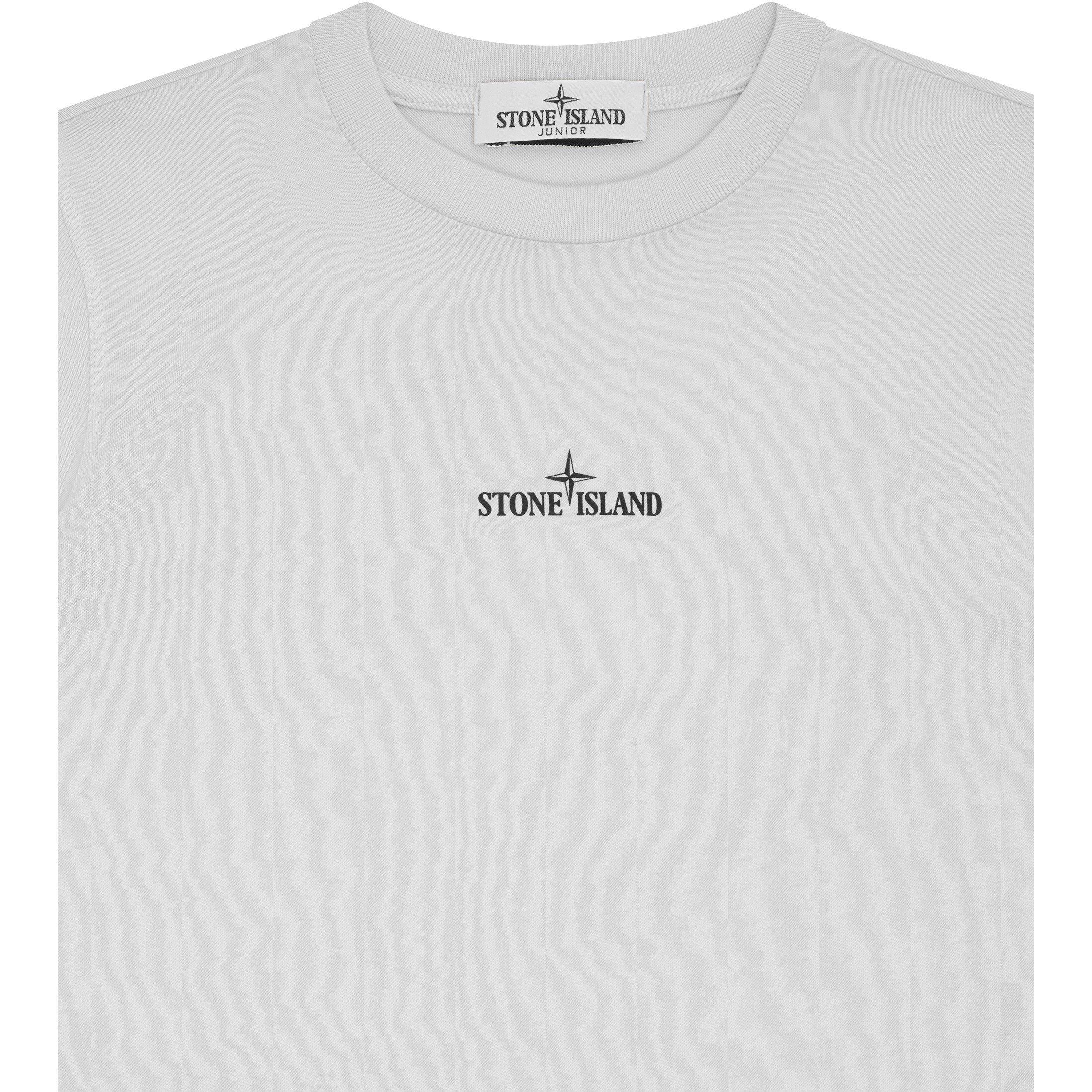 White V0001 - Stone Island - Compass T-Shirt Juniors - 3