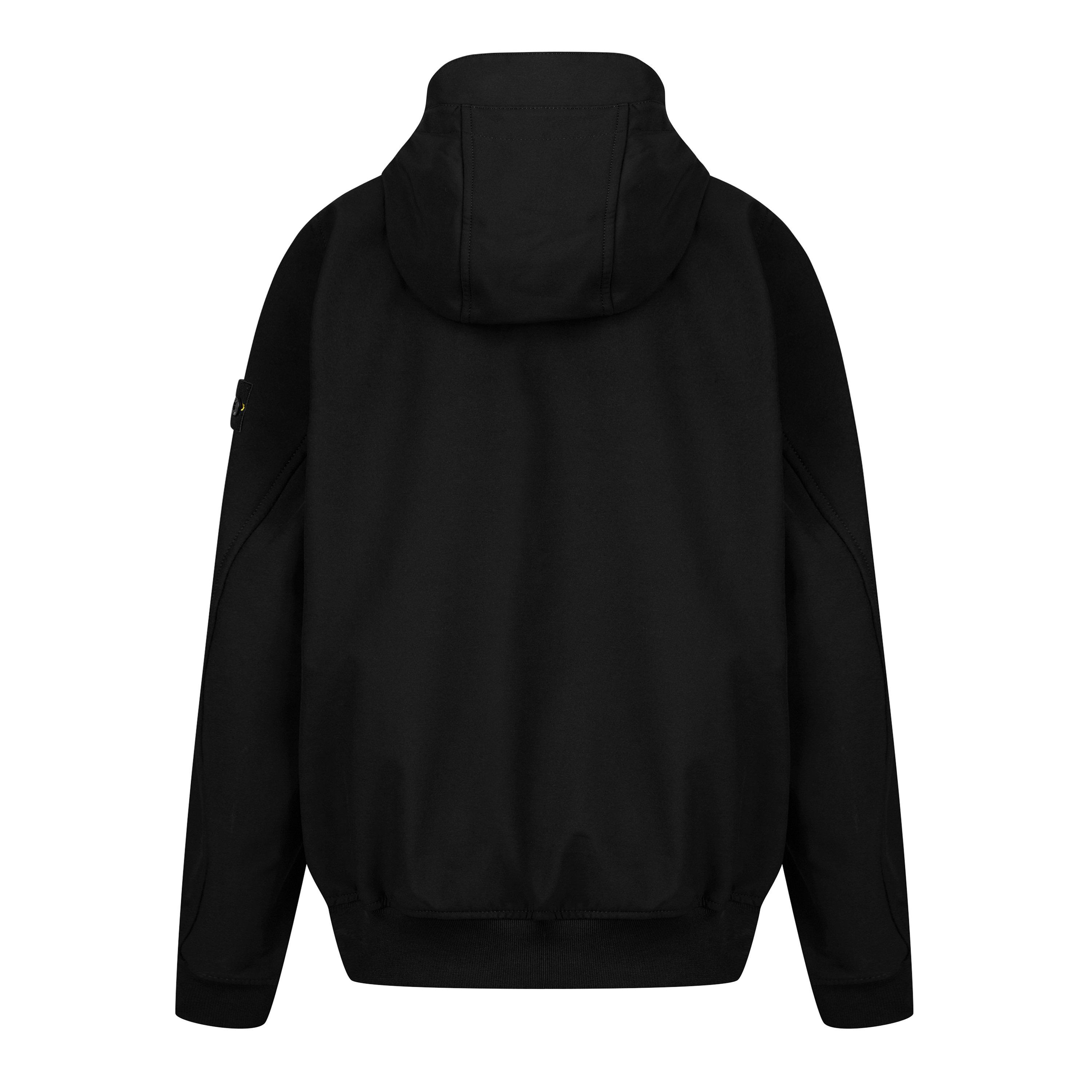 Black V0029 - Stone Island - Softshell Jacket Junior - 2