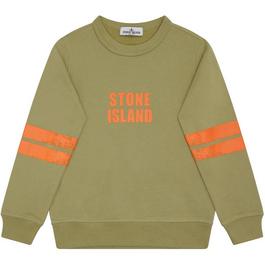 Stone Island Striped Logo Sweater