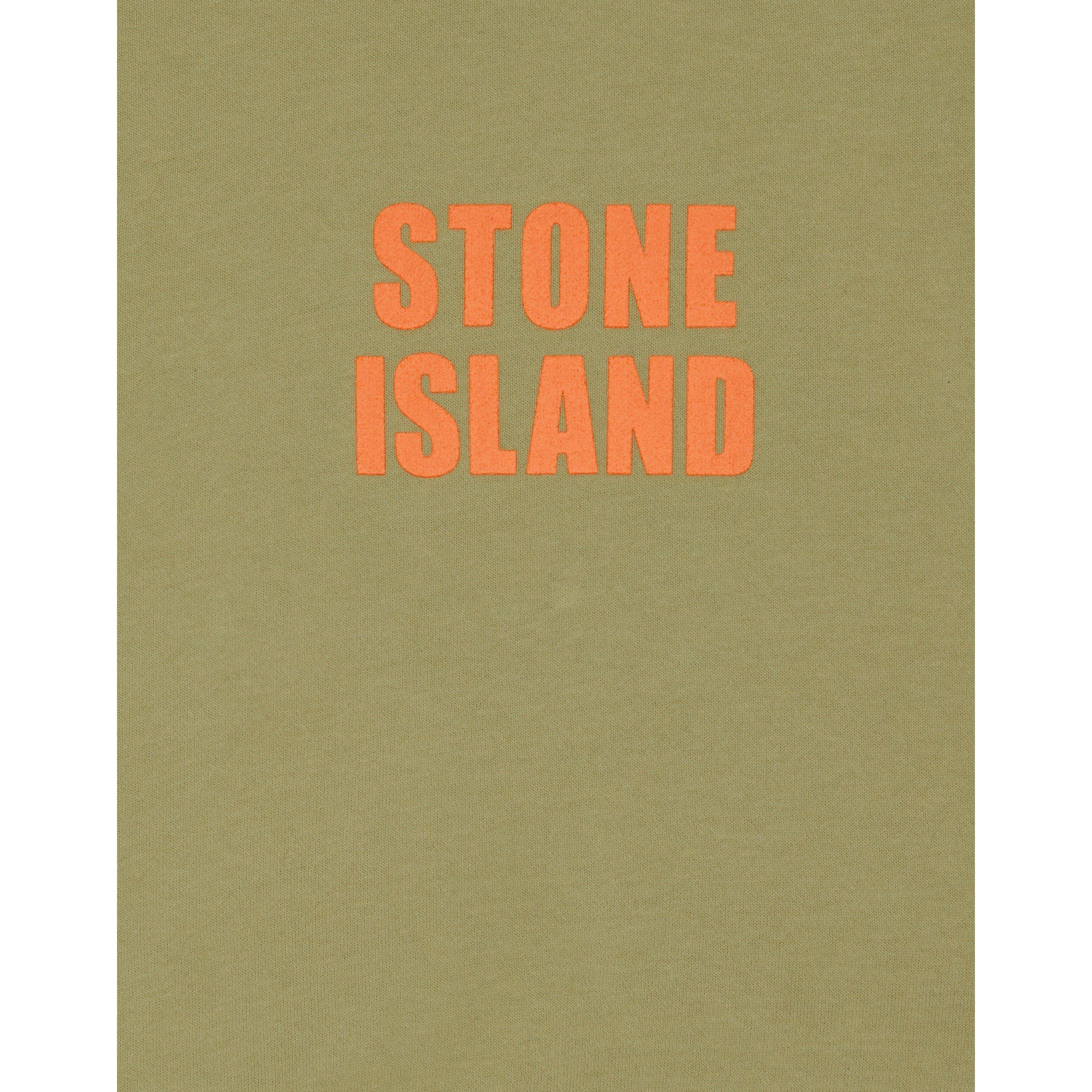 Sage V0055 - Stone Island - Striped Logo Sweater - 4