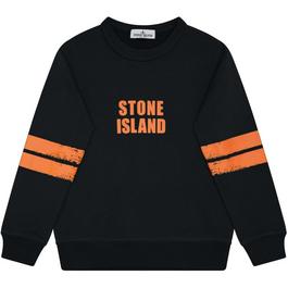 Stone Island Striped Logo Sweater