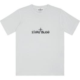 Stone Island Distressed Logo T Shirt