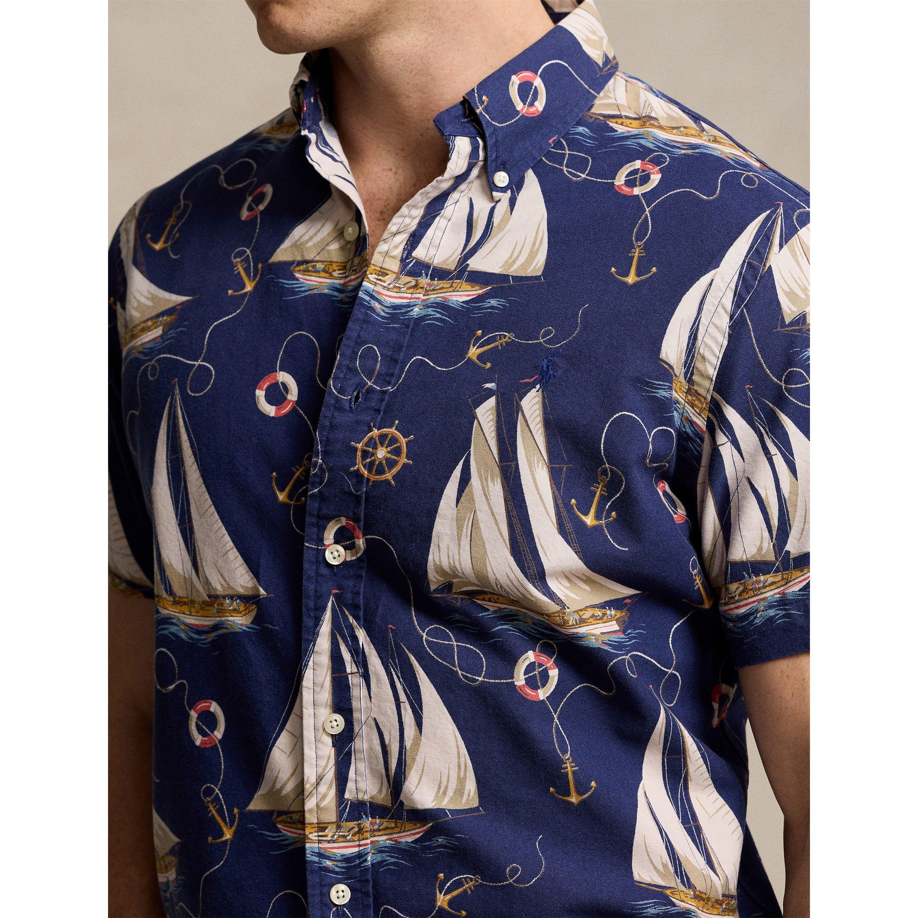 Helm Anchors - Polo Ralph Lauren - Classic Fit Nautical Oxford Shirt - 4