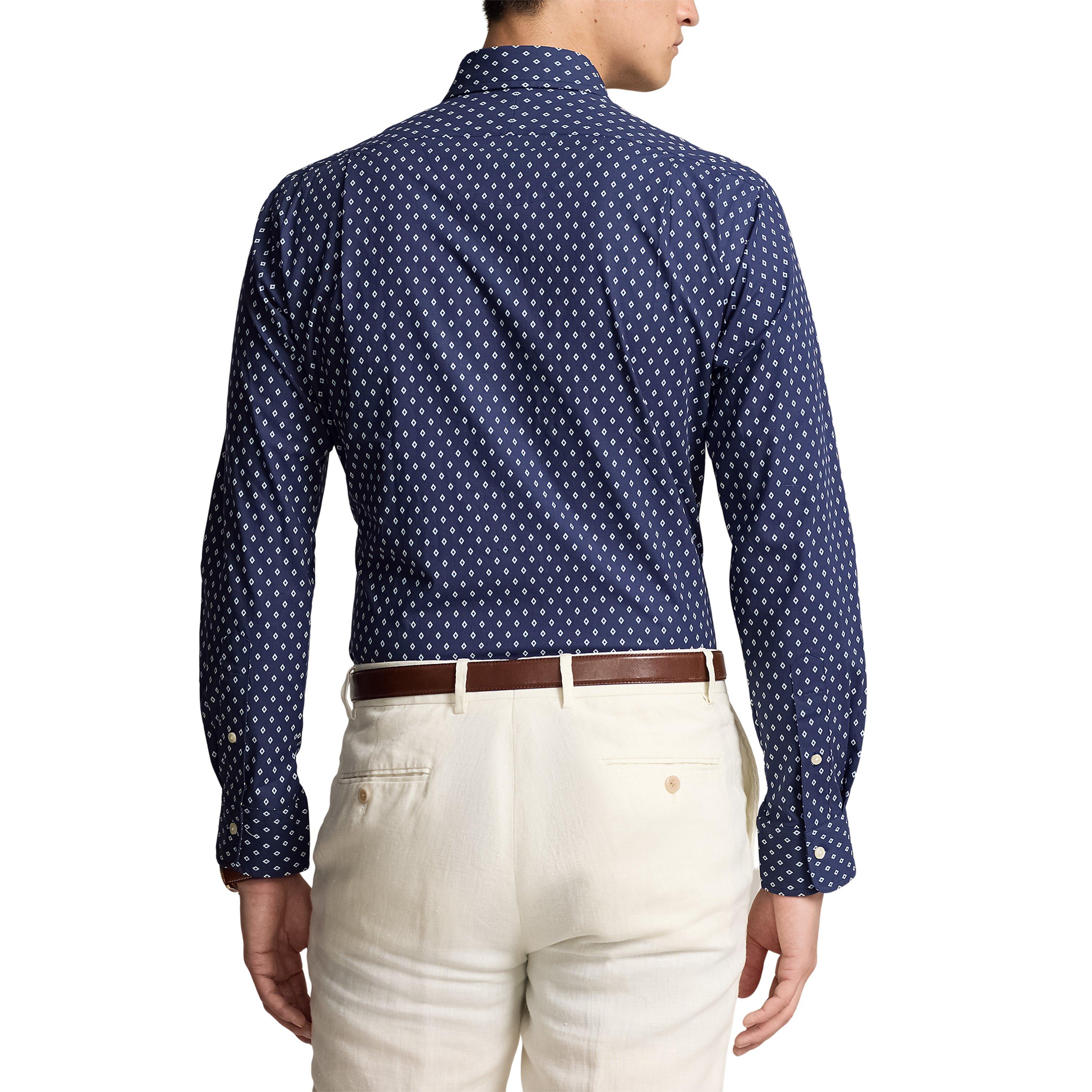 Triple Diamond - Polo Ralph Lauren - Diamond Slim Fit Stretch Poplin Shirt - 3