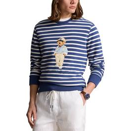 Polo Ralph Lauren Striped Sailor Bear Crew neck Sweater