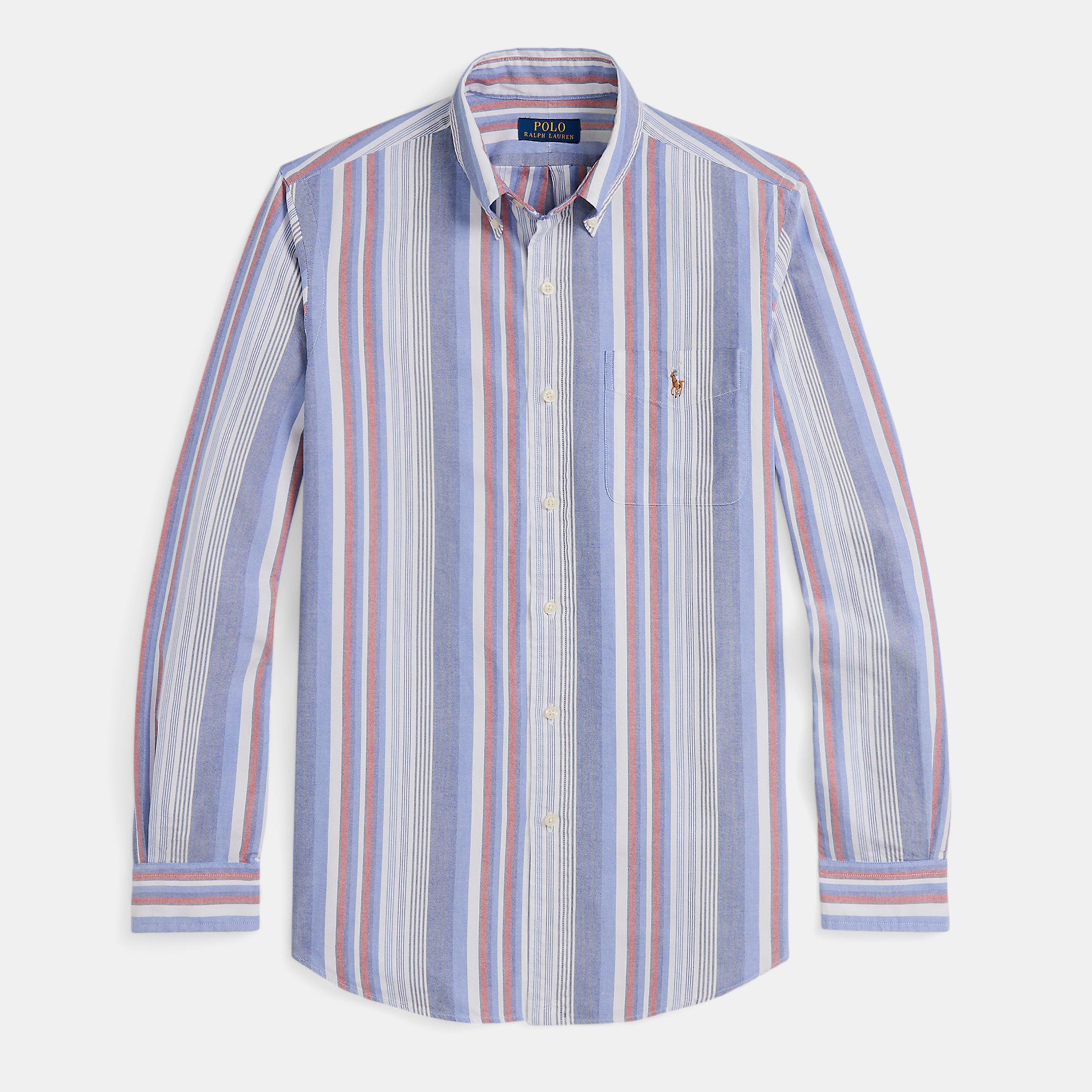 Polo Ralph Lauren Striped Oxford Shirt Patterned Shirt Long