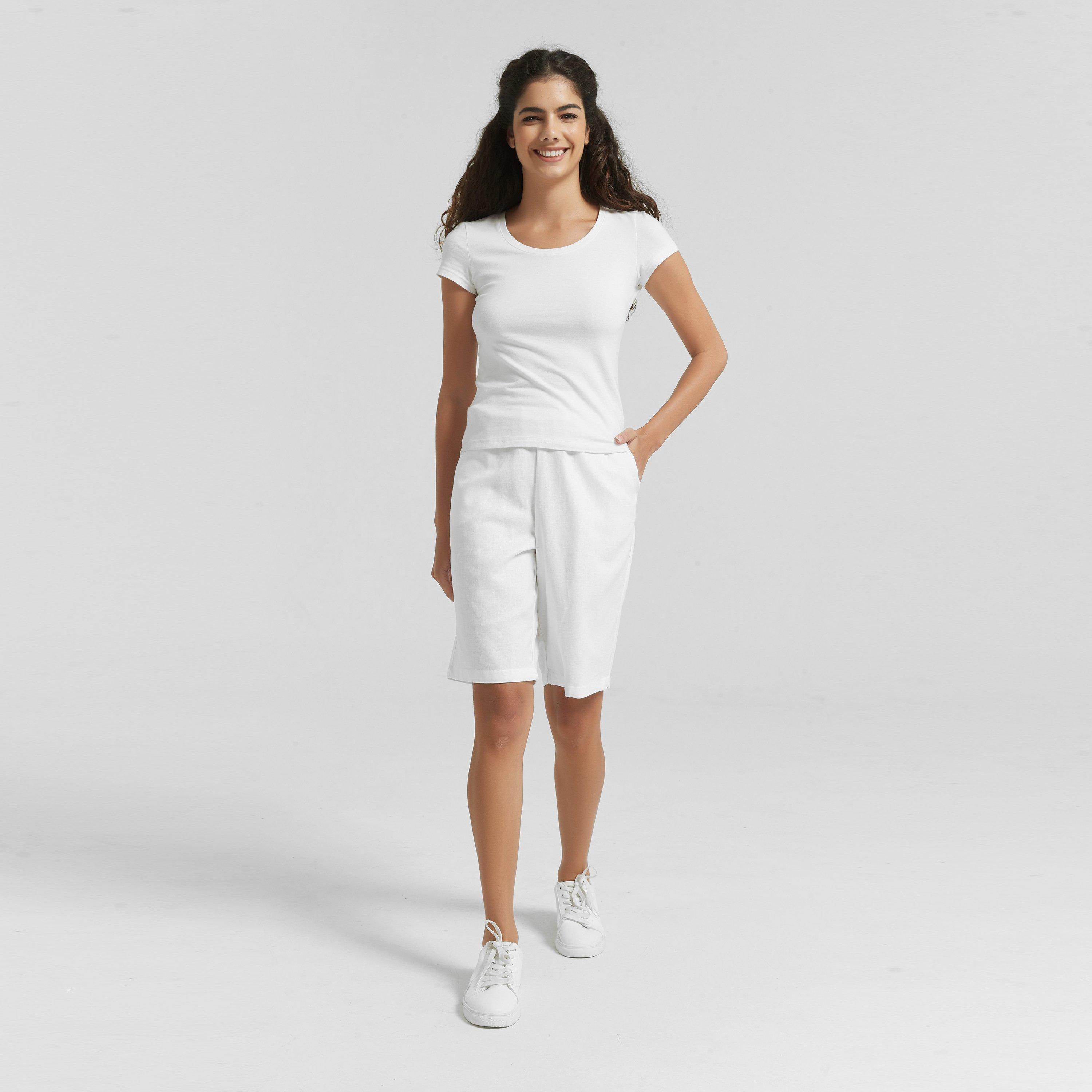 Blanc - Be You - Linen Tailored Shorts - 4