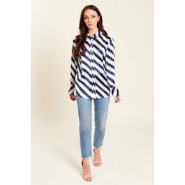 Be You Stripe Satin Shirt