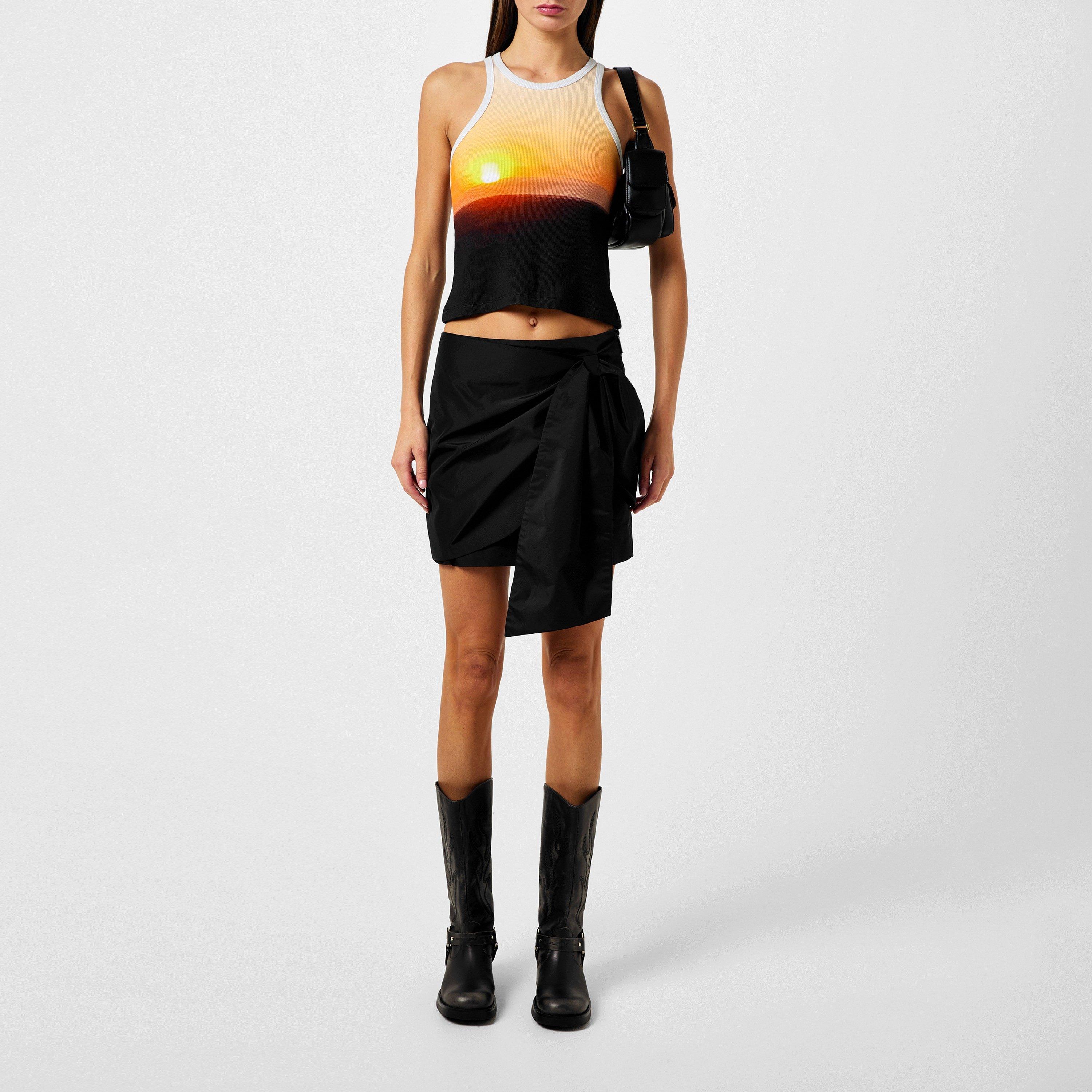 Black - MSGM - Women's Mini Skirt - 4