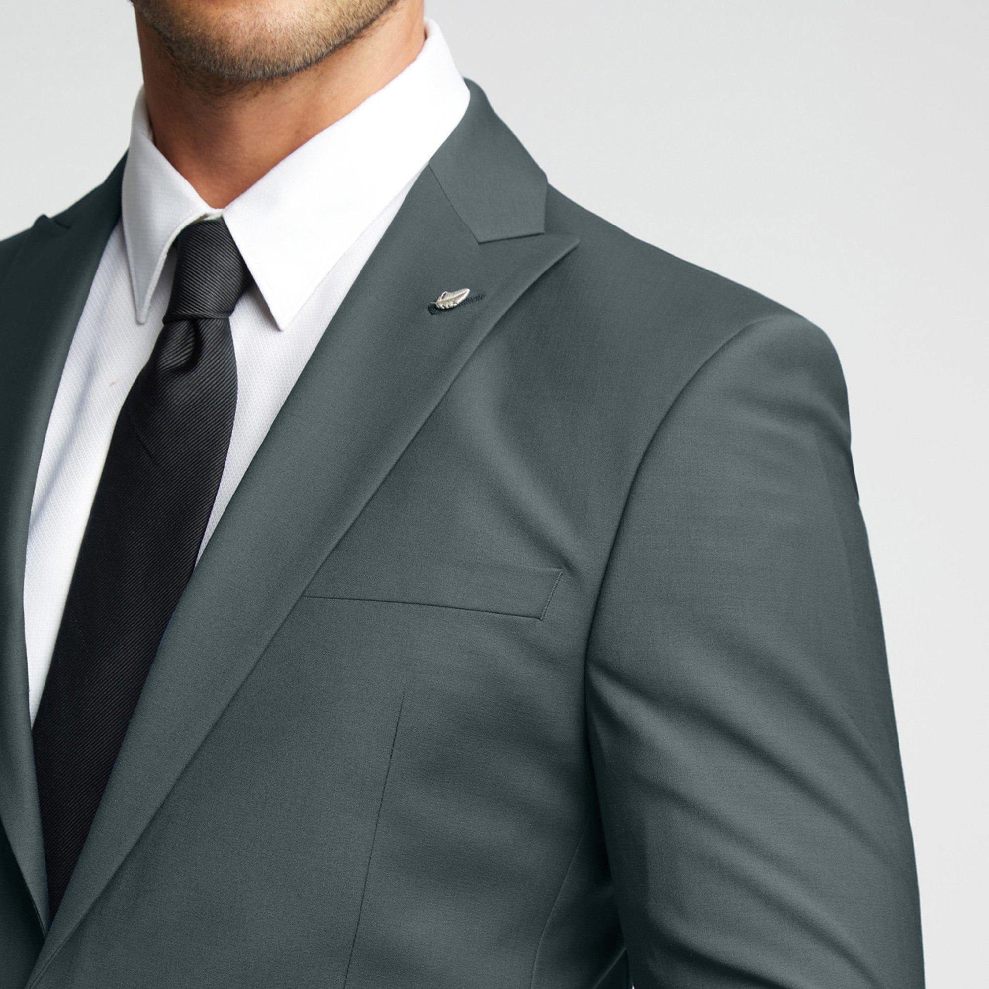 Verde - Ted Baker - Lunan Slim Fit Suit Trouser - 4