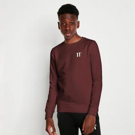 11 Degrees 11D Junior Core Sweatshirt - Mulled Red