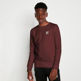 11 Degrees 11D Junior Core Sweatshirt Mulled Red