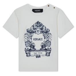 Versace Cartouche Medusa T Shirt Junior