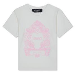 Versace ChildrenS Cartouche Logo T Shirt