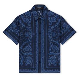 Versace Barocco Silk Shirt Boys