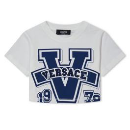 Versace Varsity Logo T Shirt