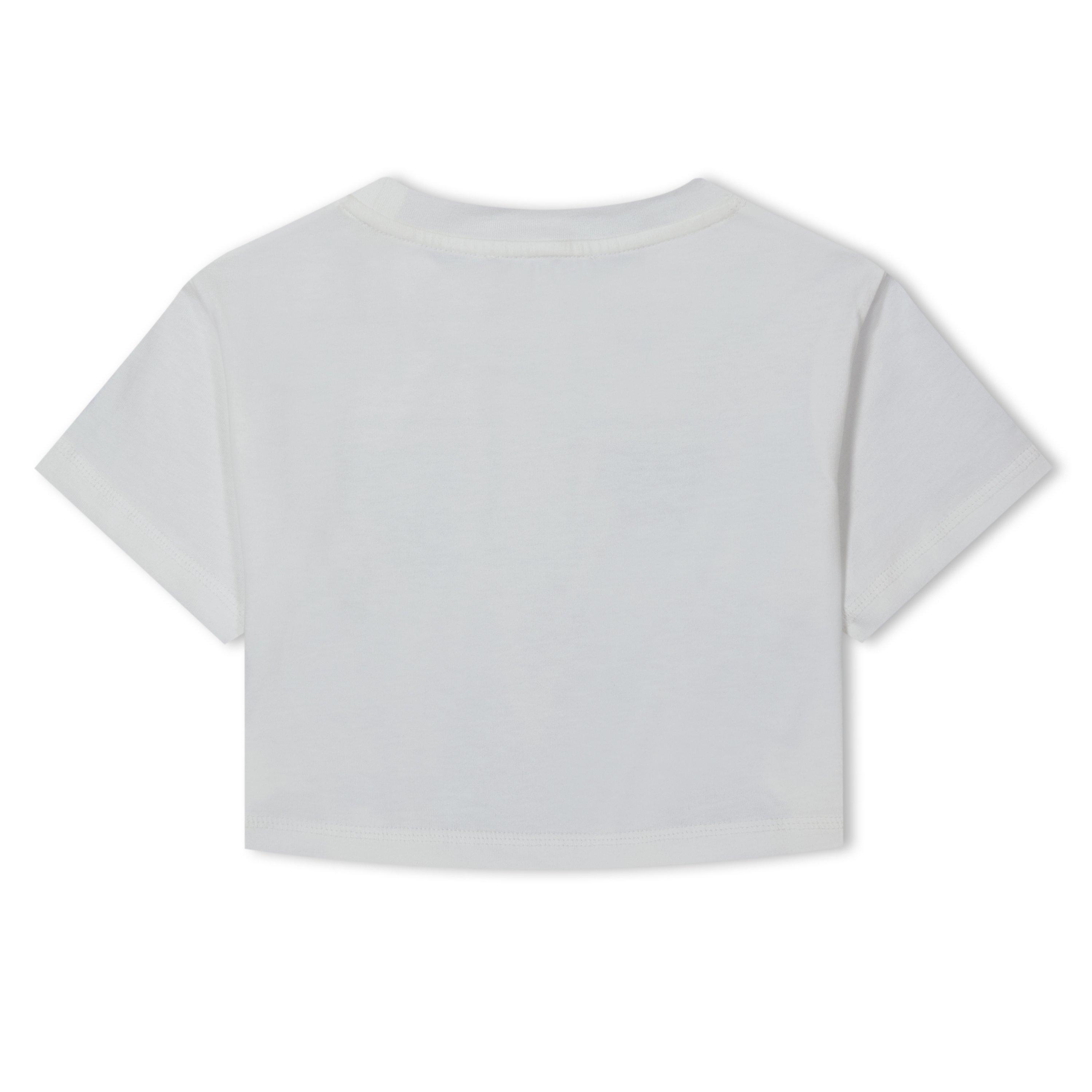 Wht/Nvy 2W300 - Versace - Unisex Kids' Varsity Logo Regular Fit T-Shirt - 2